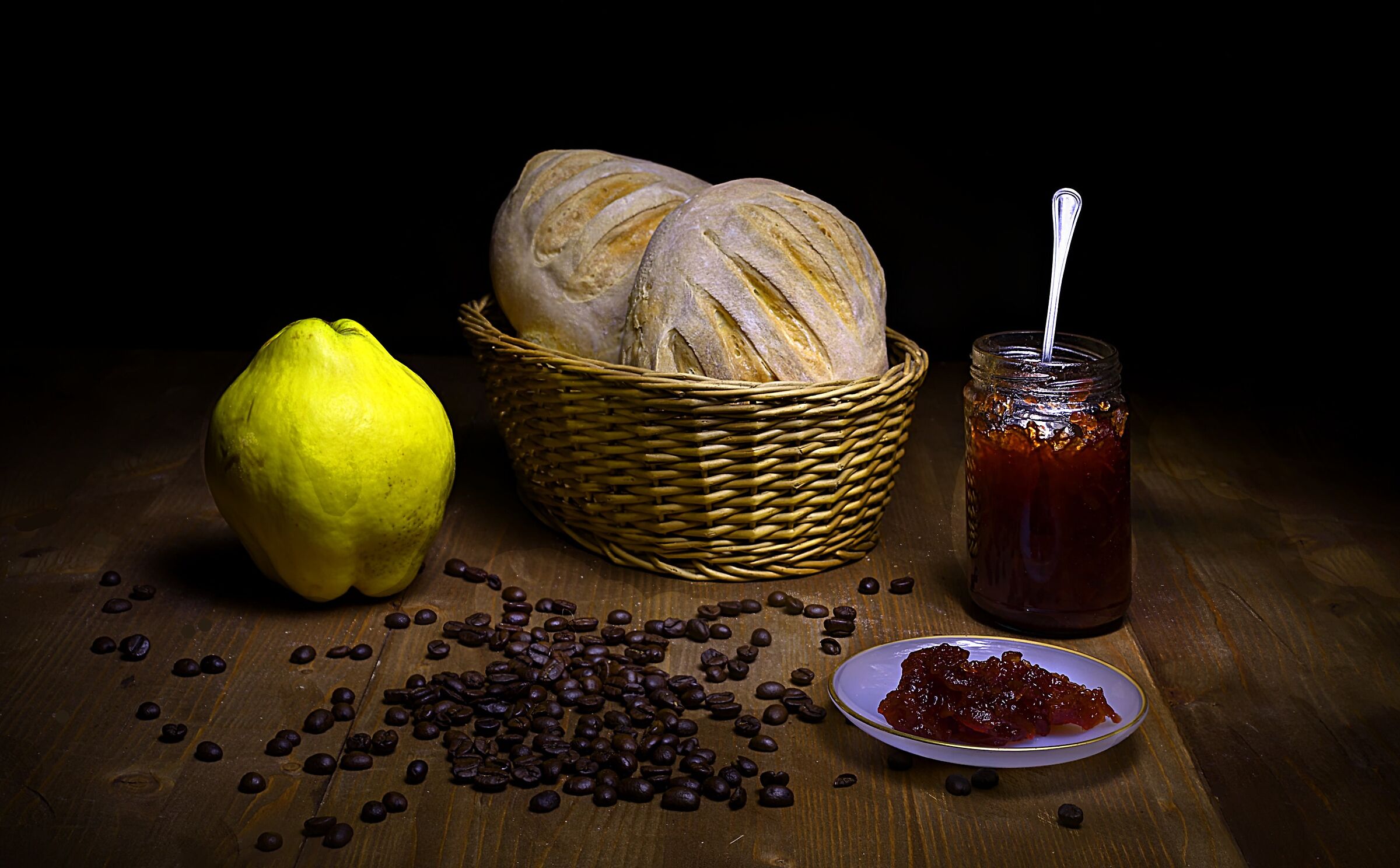Pane confettura di mele otogne