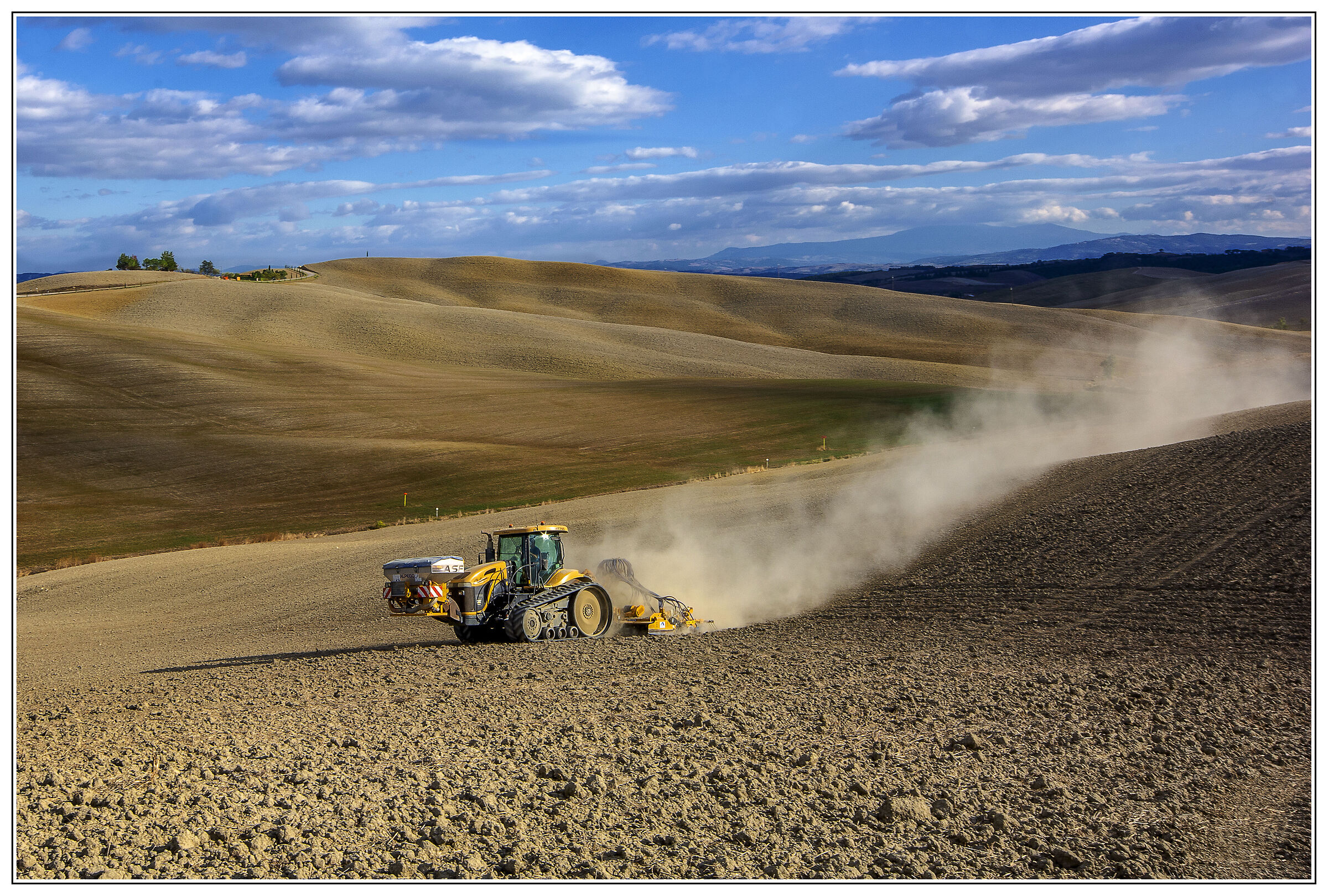 Sowing on the Crete Senesi