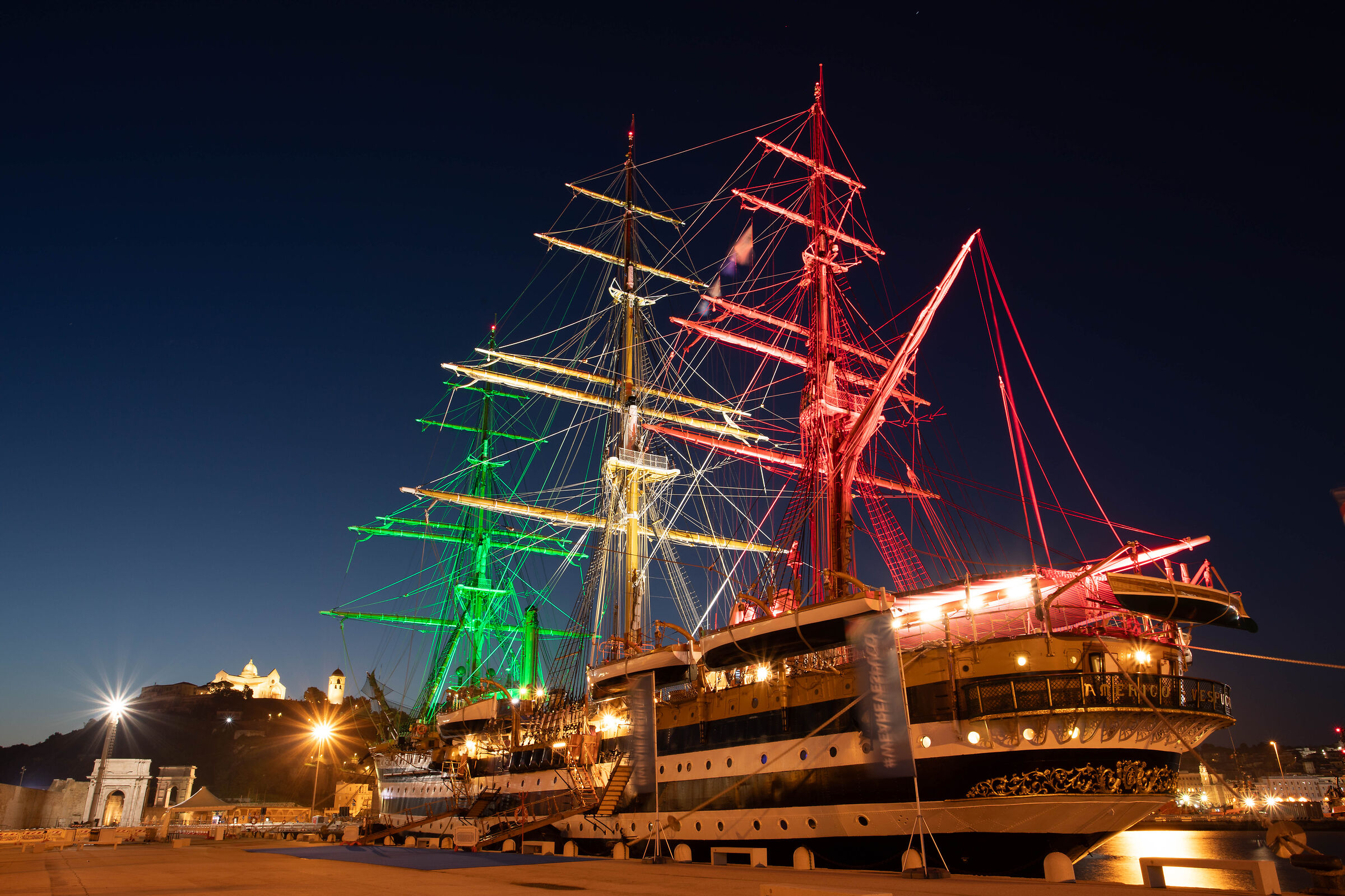 Amerigo Vespucci - Ancona, now blue