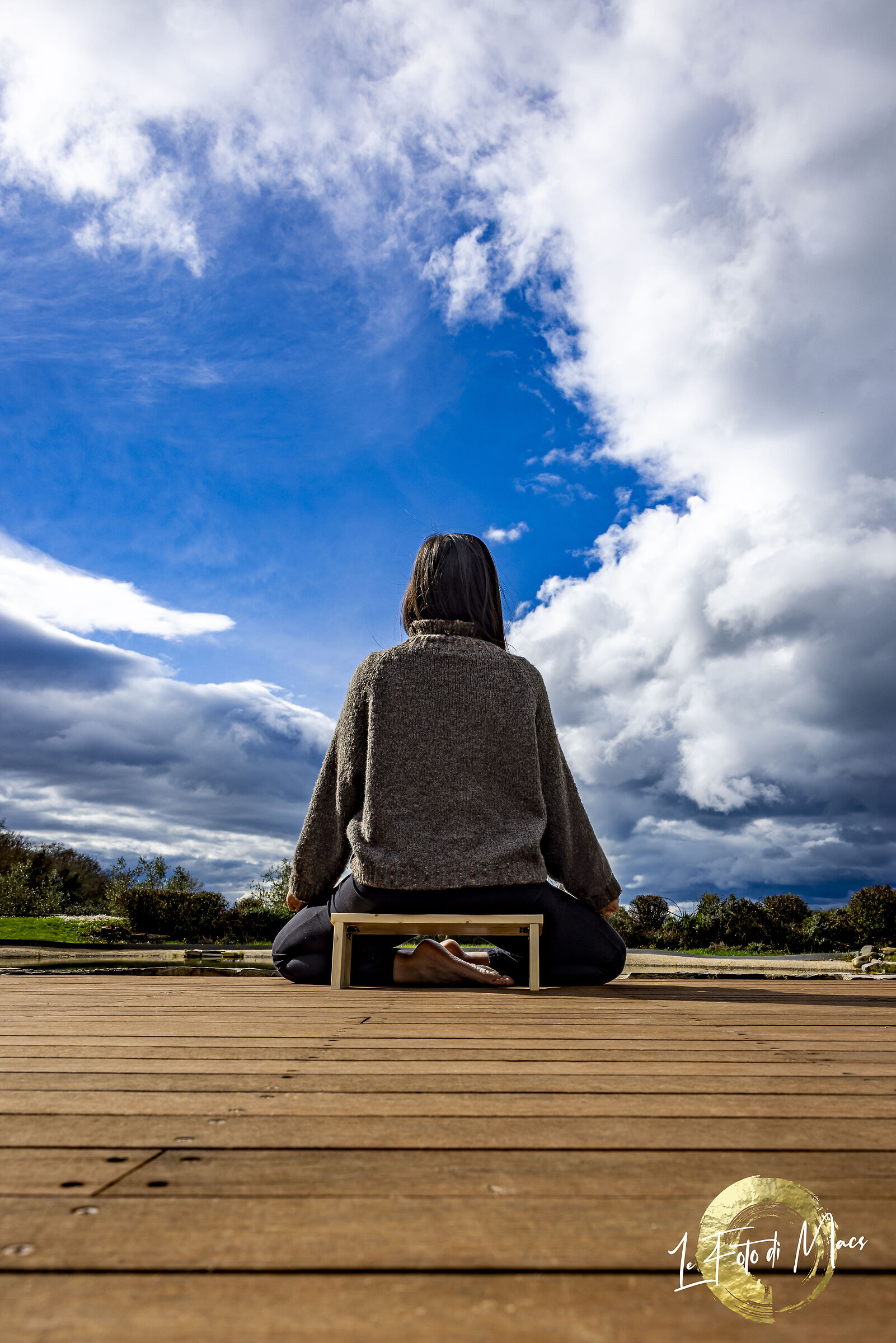 Inside clouds meditation