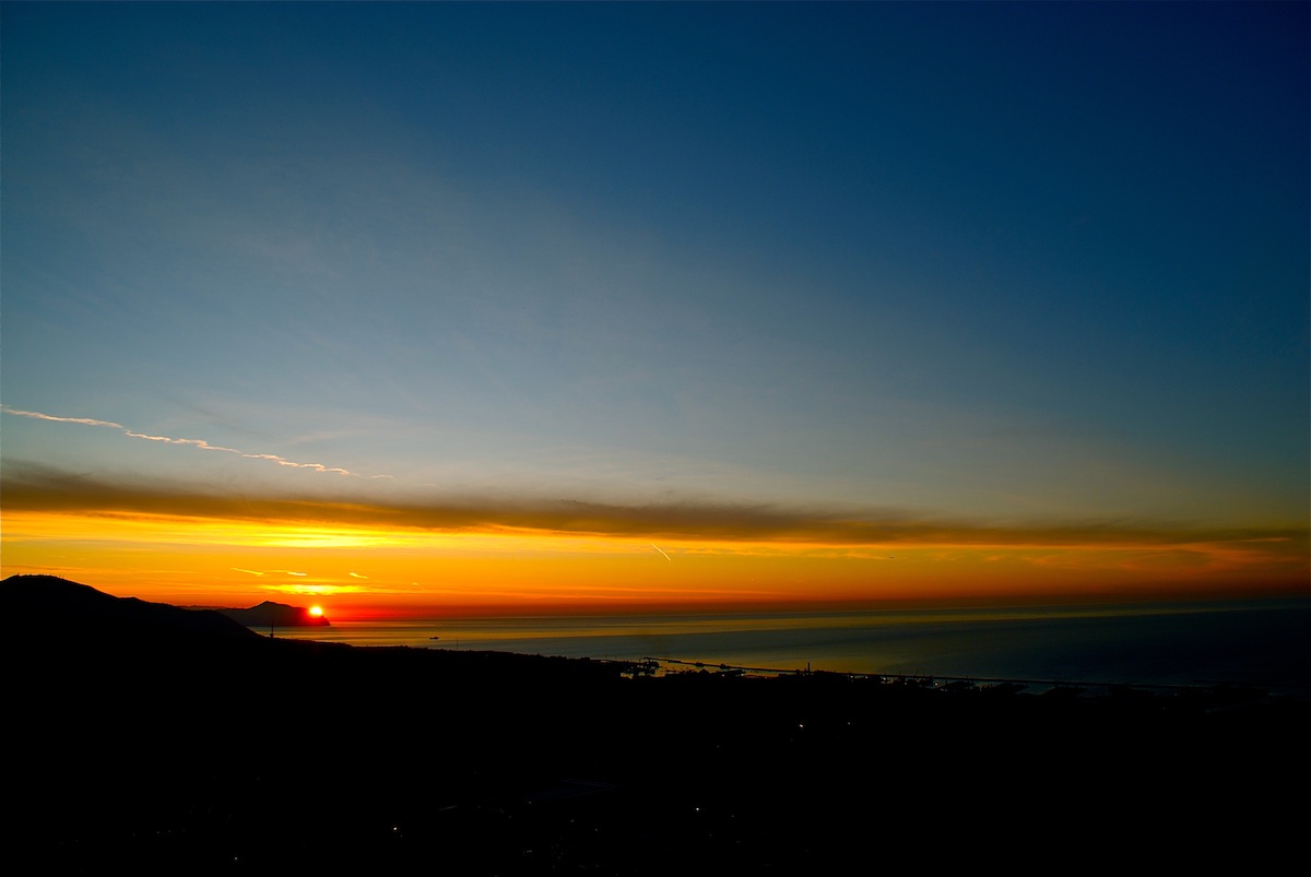 Alba su Genova