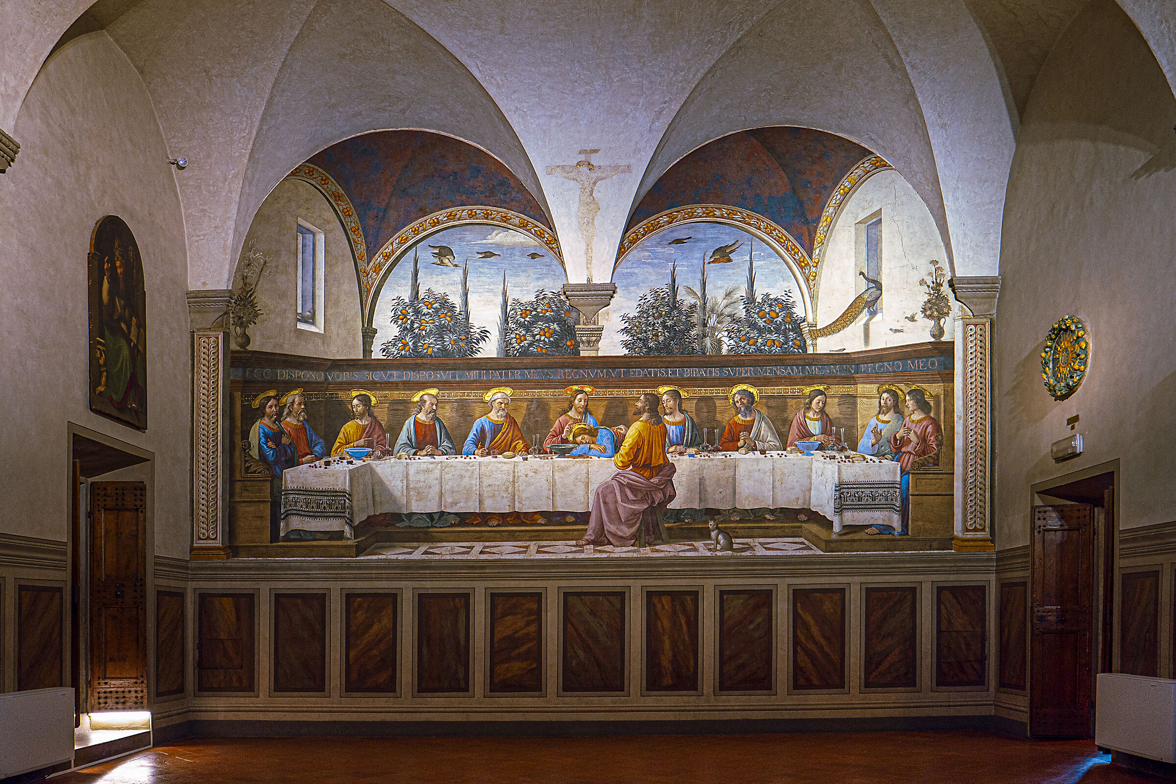 Il refettorio Piccolo (Cenacolo del Ghirlandaio, 1486 )