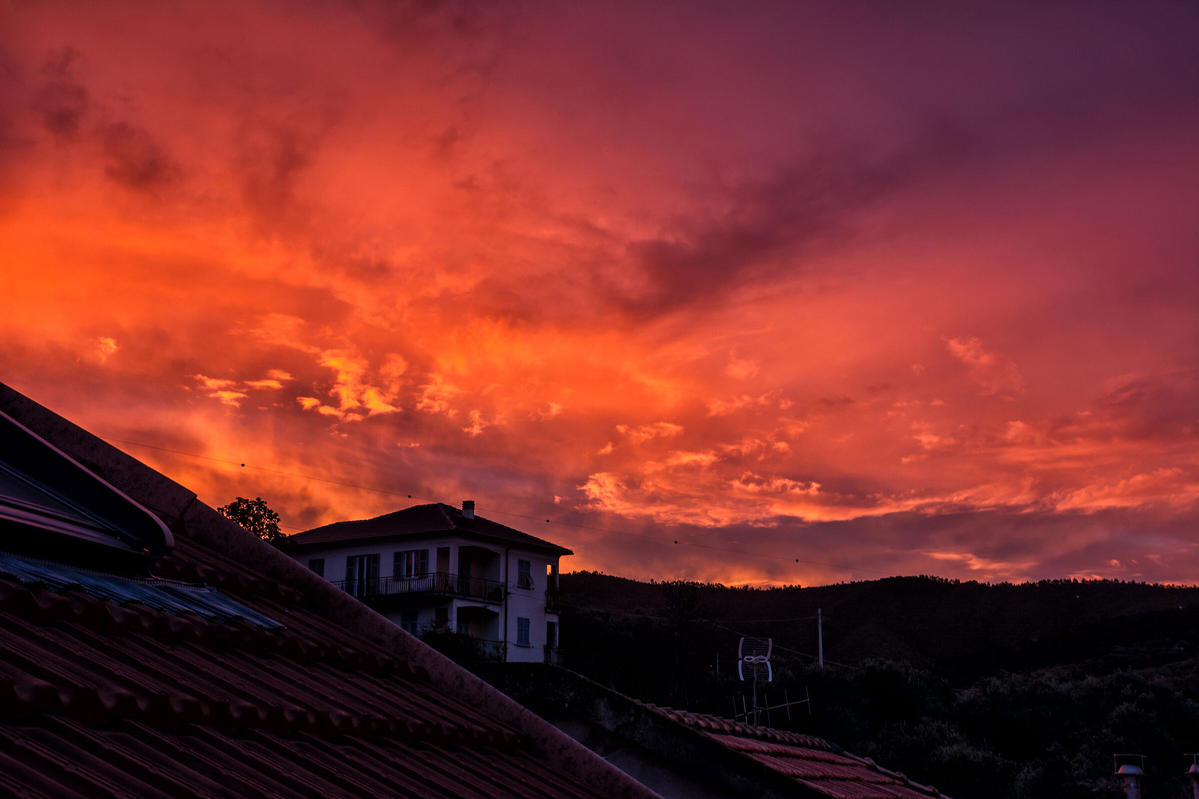Sunset at Km 0