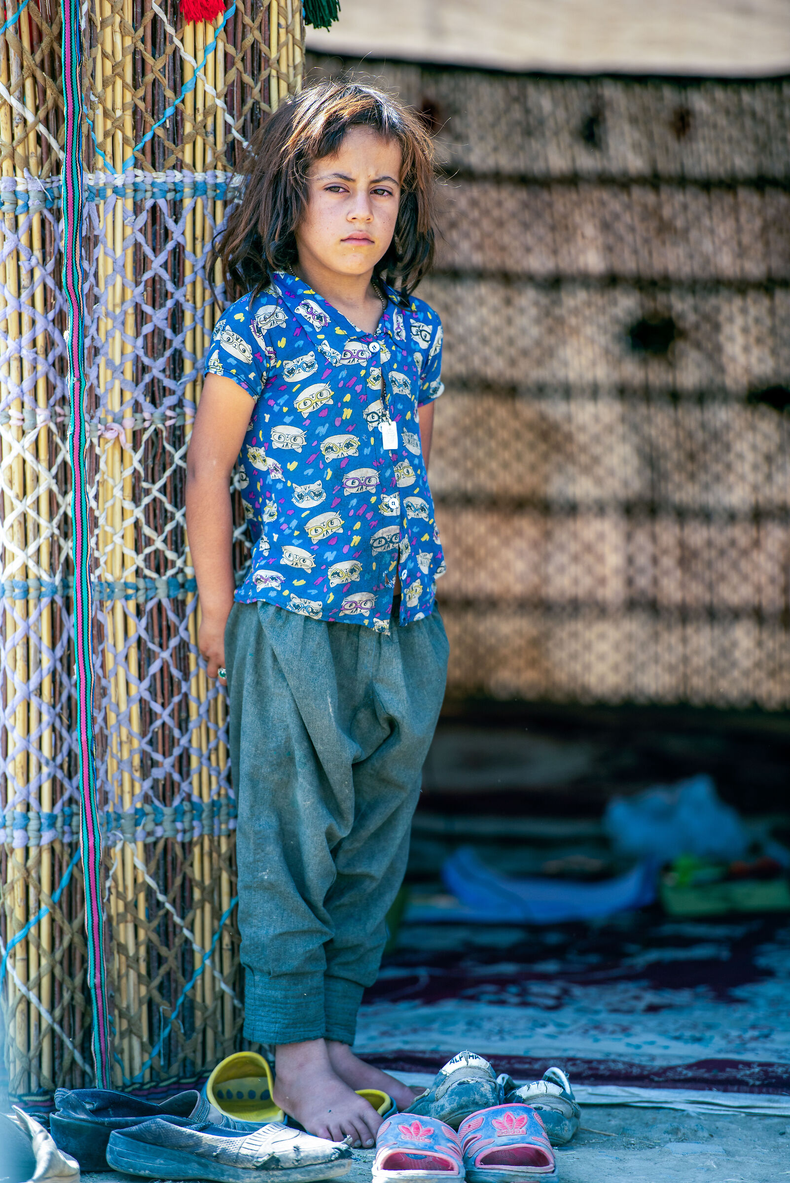 Portrait of a nomadic girl