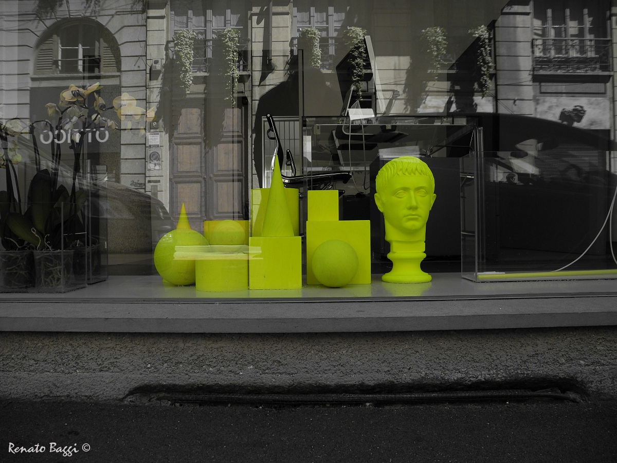 Shop windows in Milan