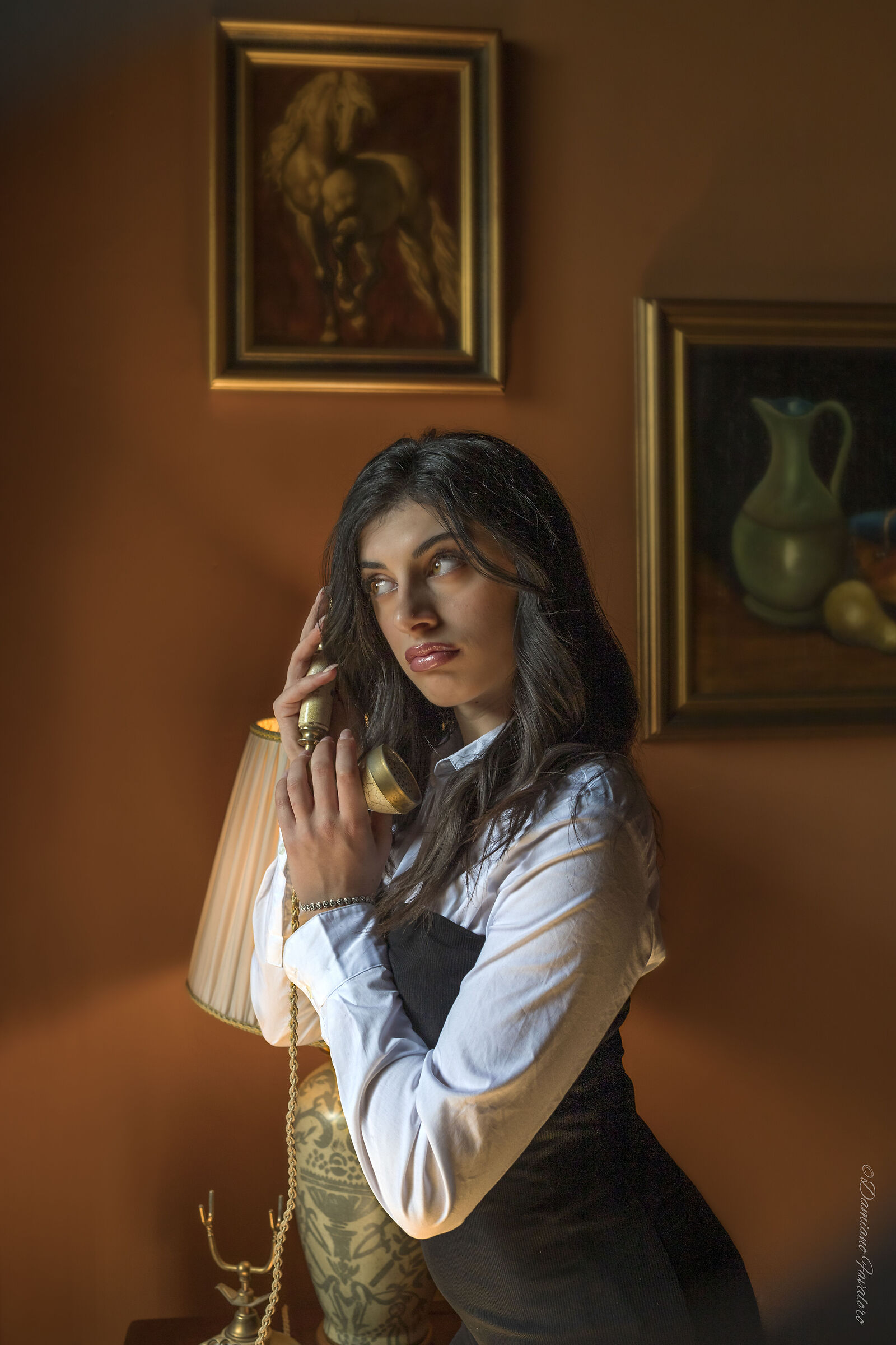 On the phone