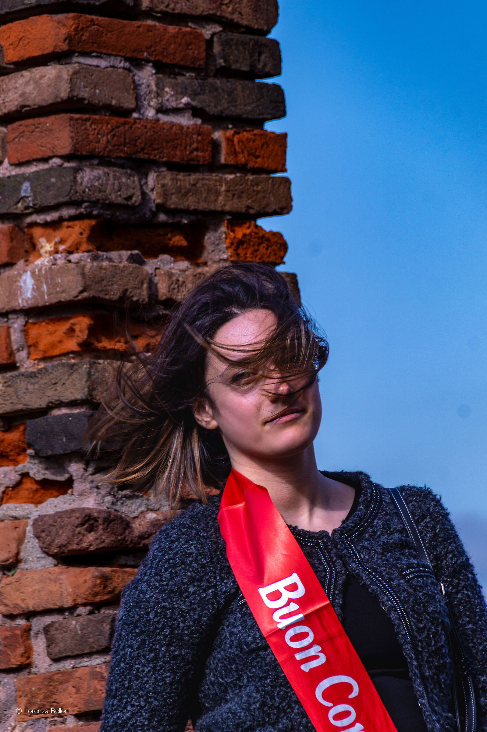 Vento tra i capelli su Castelvecchio