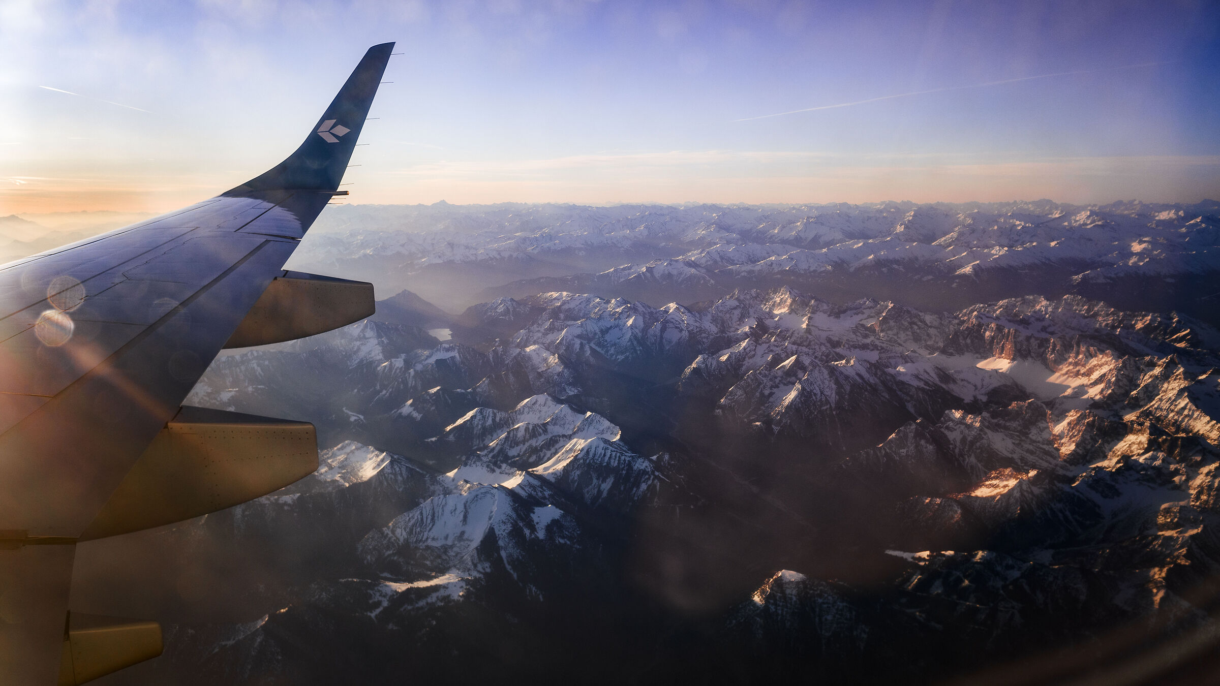 Sunrise over the Alps