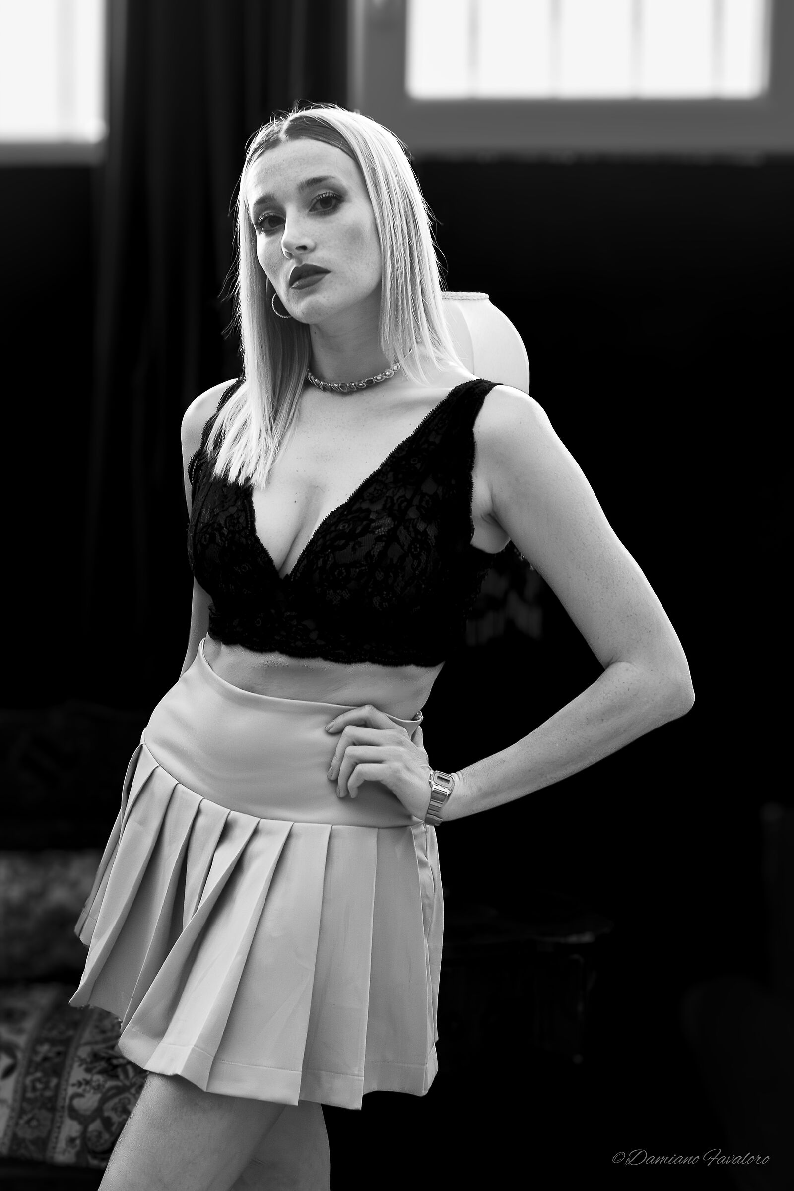 Margherita in black and white