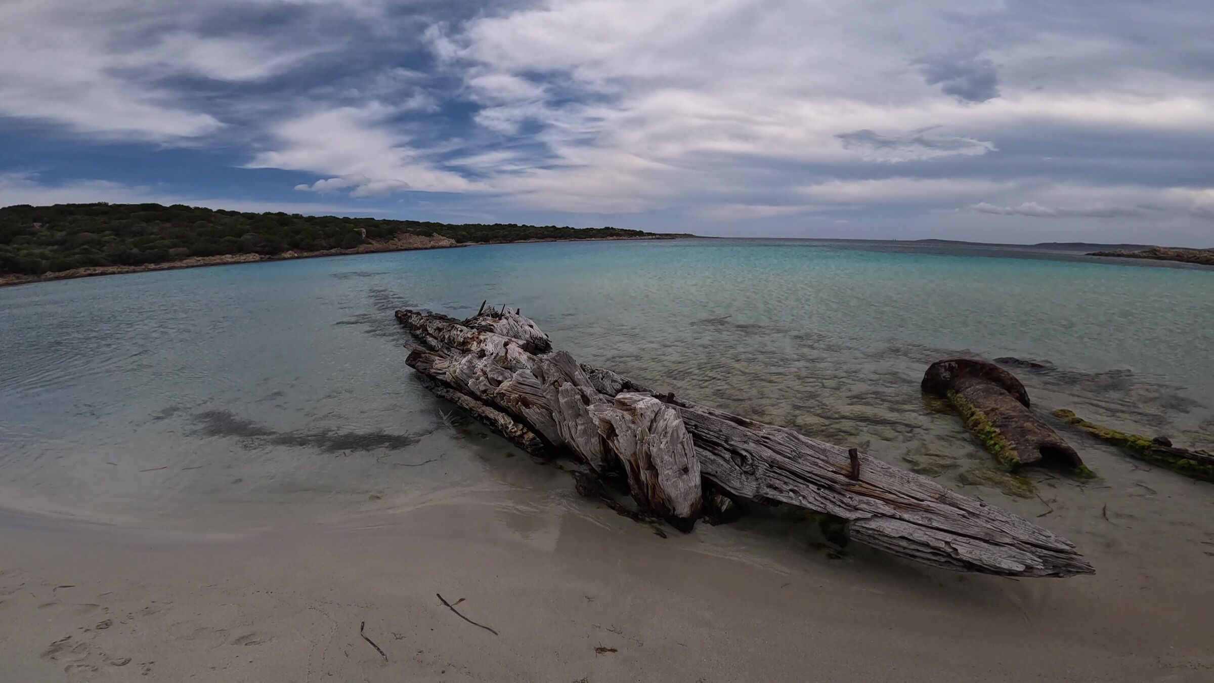 Shipwreck beach Sardinia