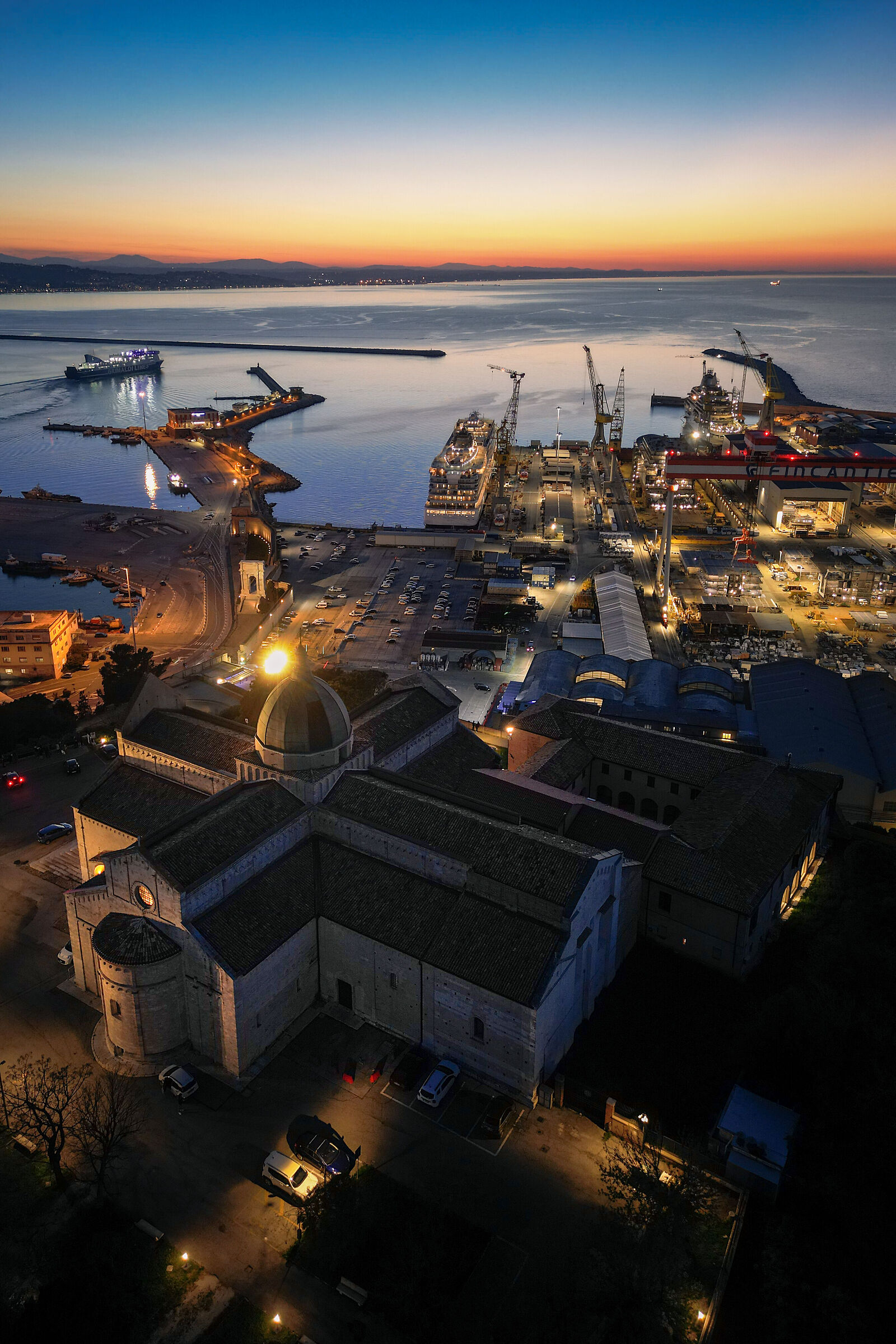 Sunset from Ancona Cathedral