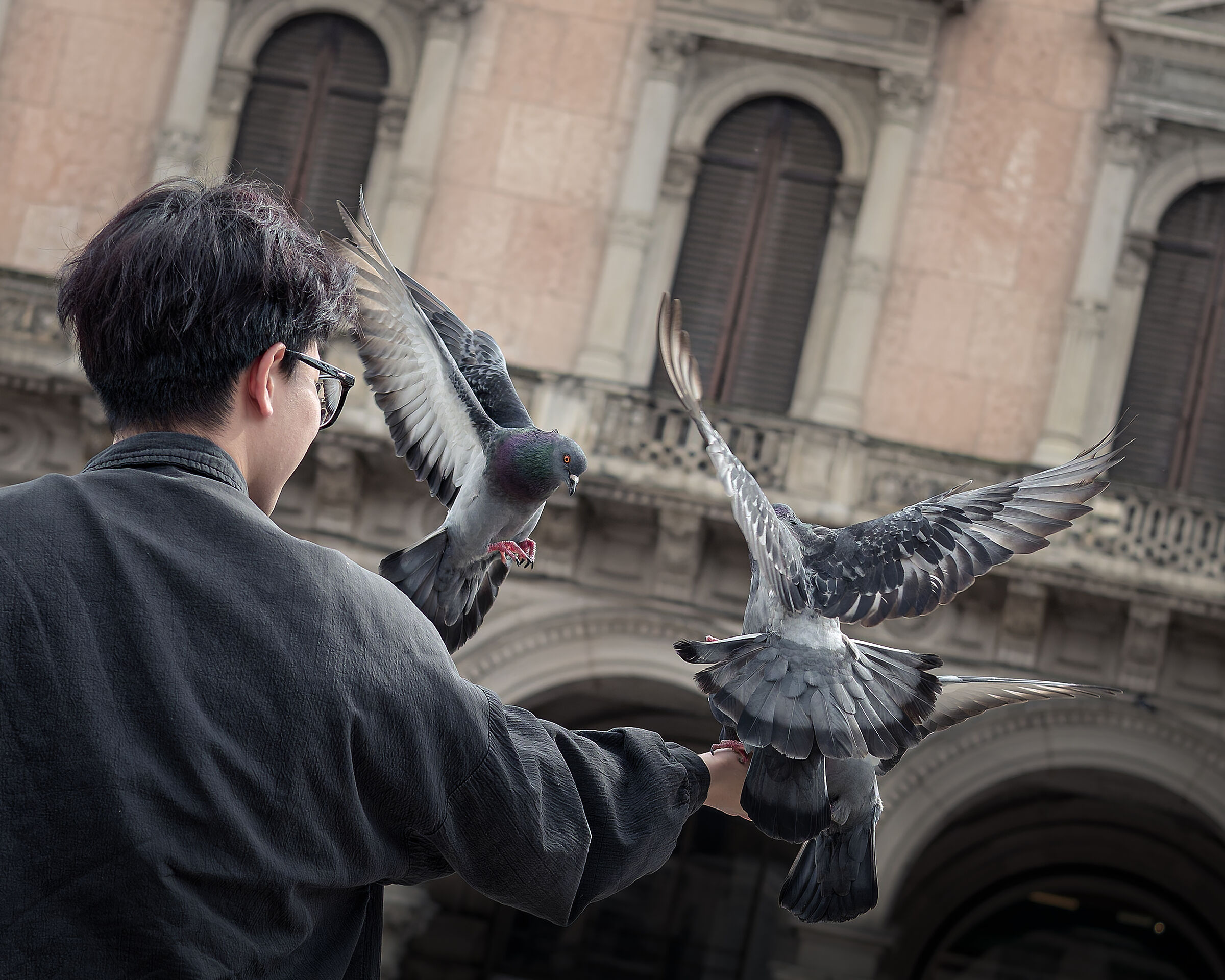 in Piazza Duomo Milan