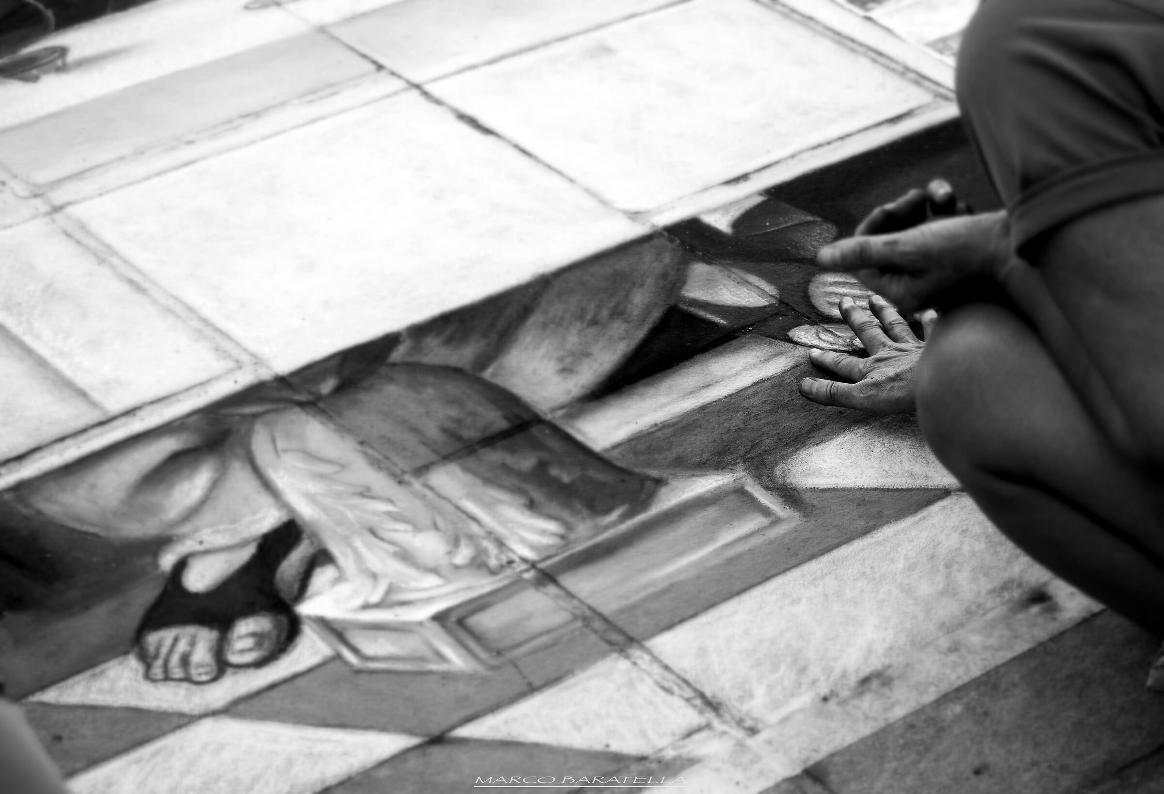 Mano strumento di arte