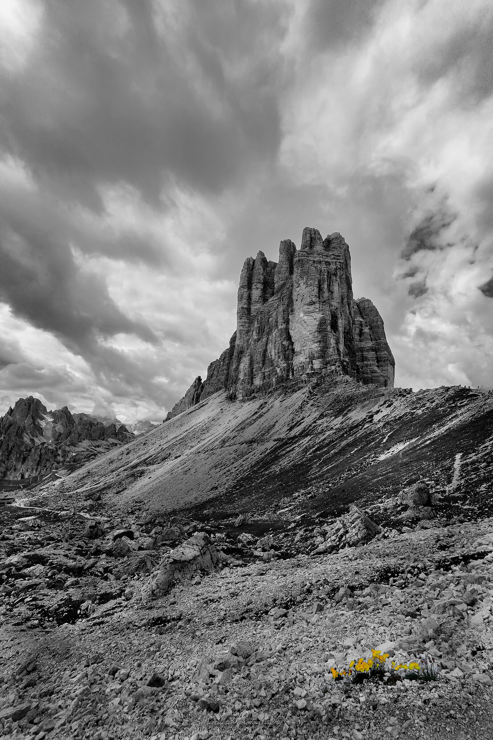 Peaks in b&w