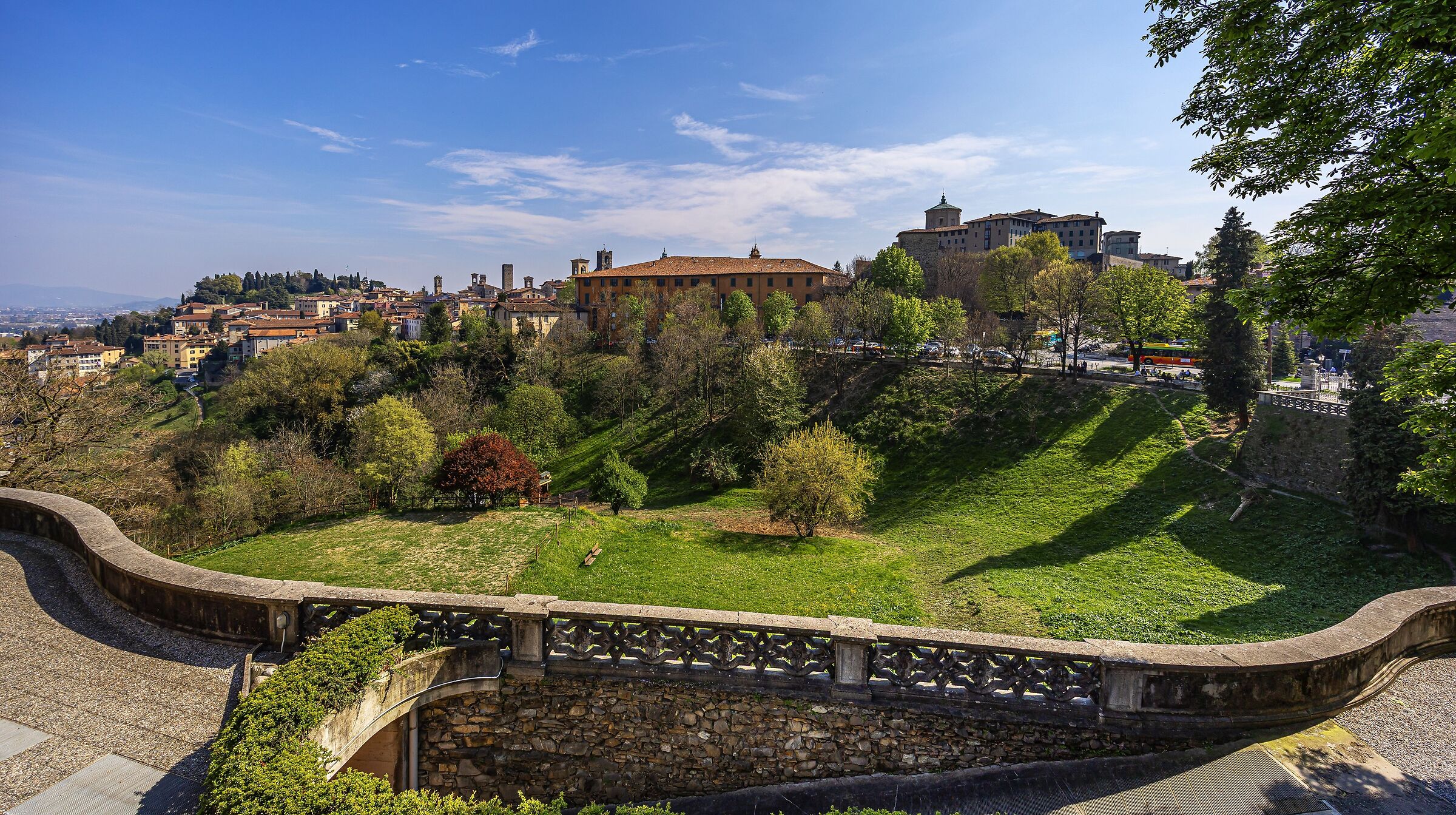 View of Colle Aperto, Upper Town
