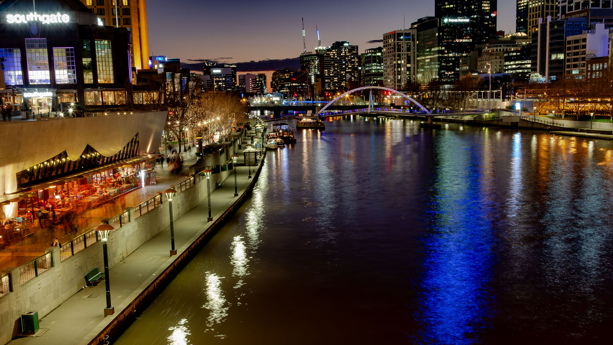 Melbourne di sera