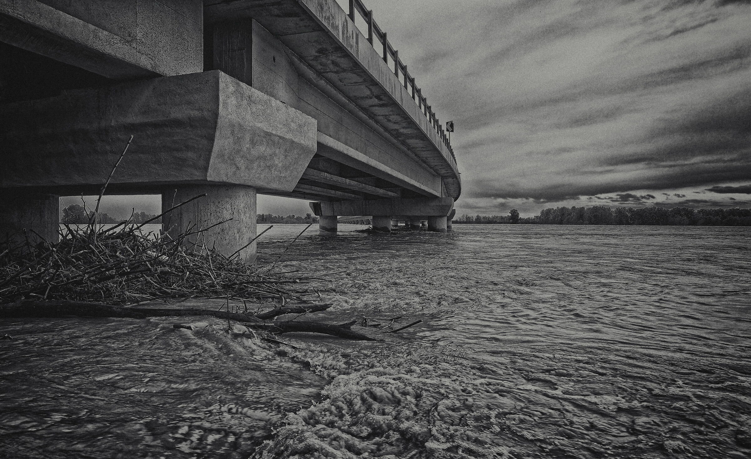 The flood passes