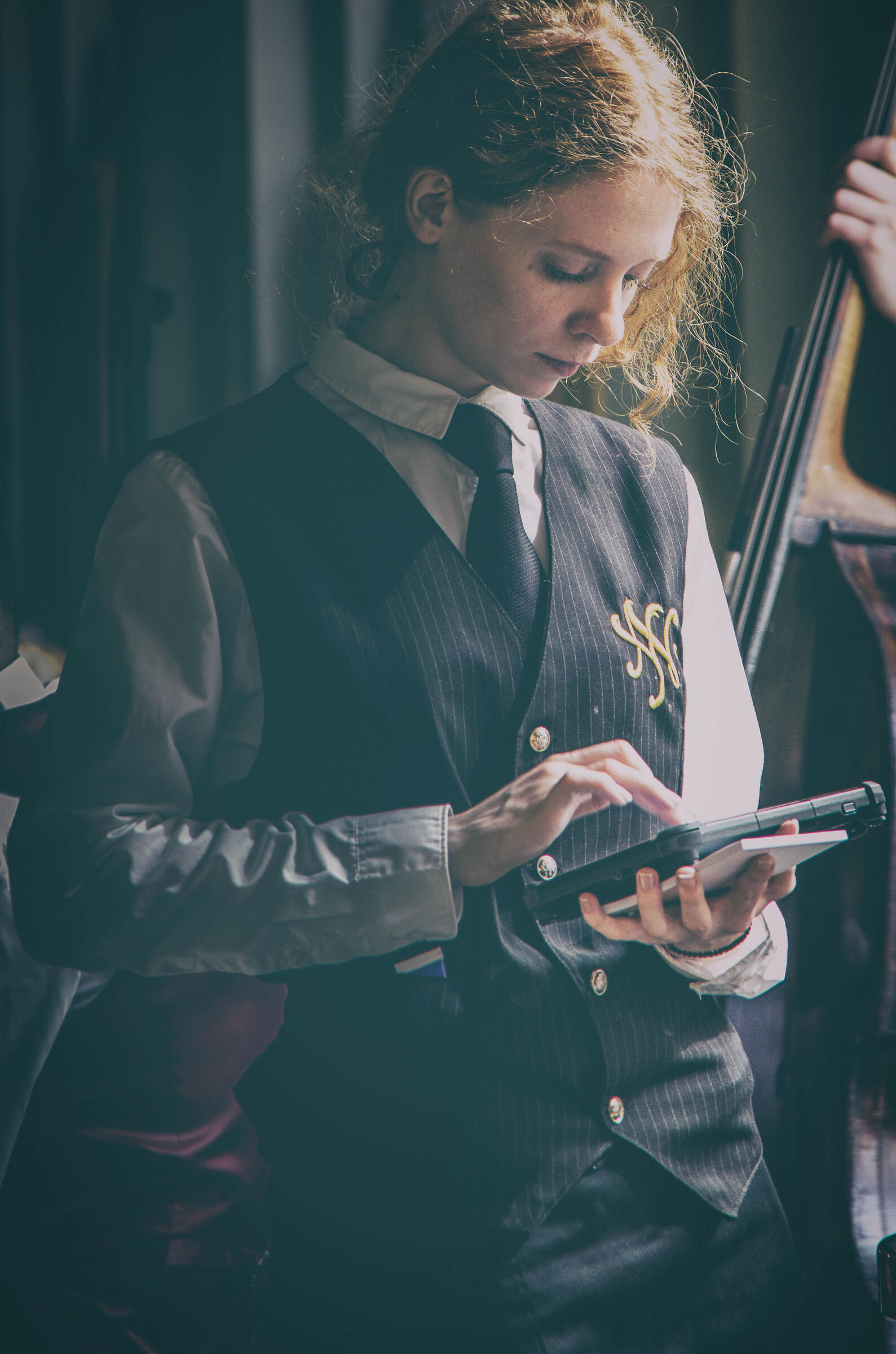 Waitress at New Jork Cafe in Budapest