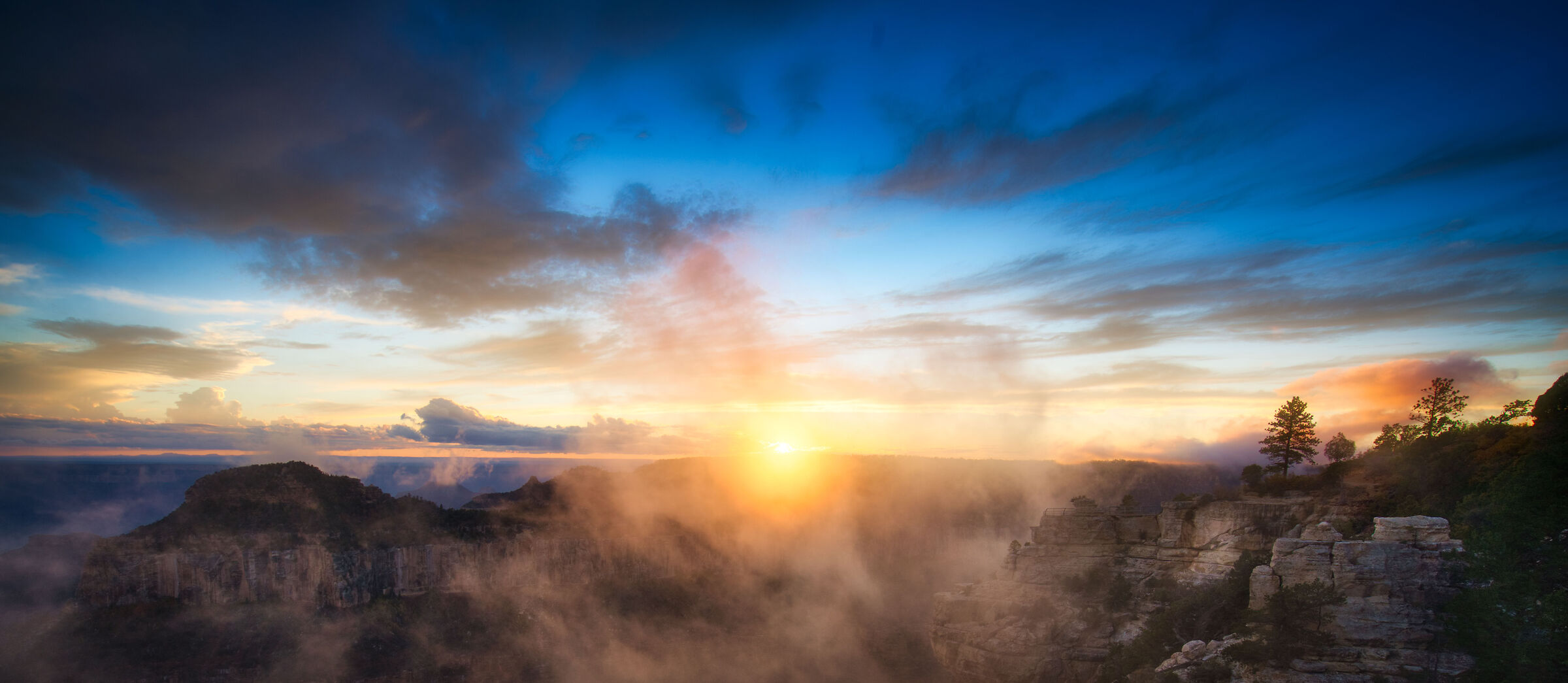 Misty Grand Canyon