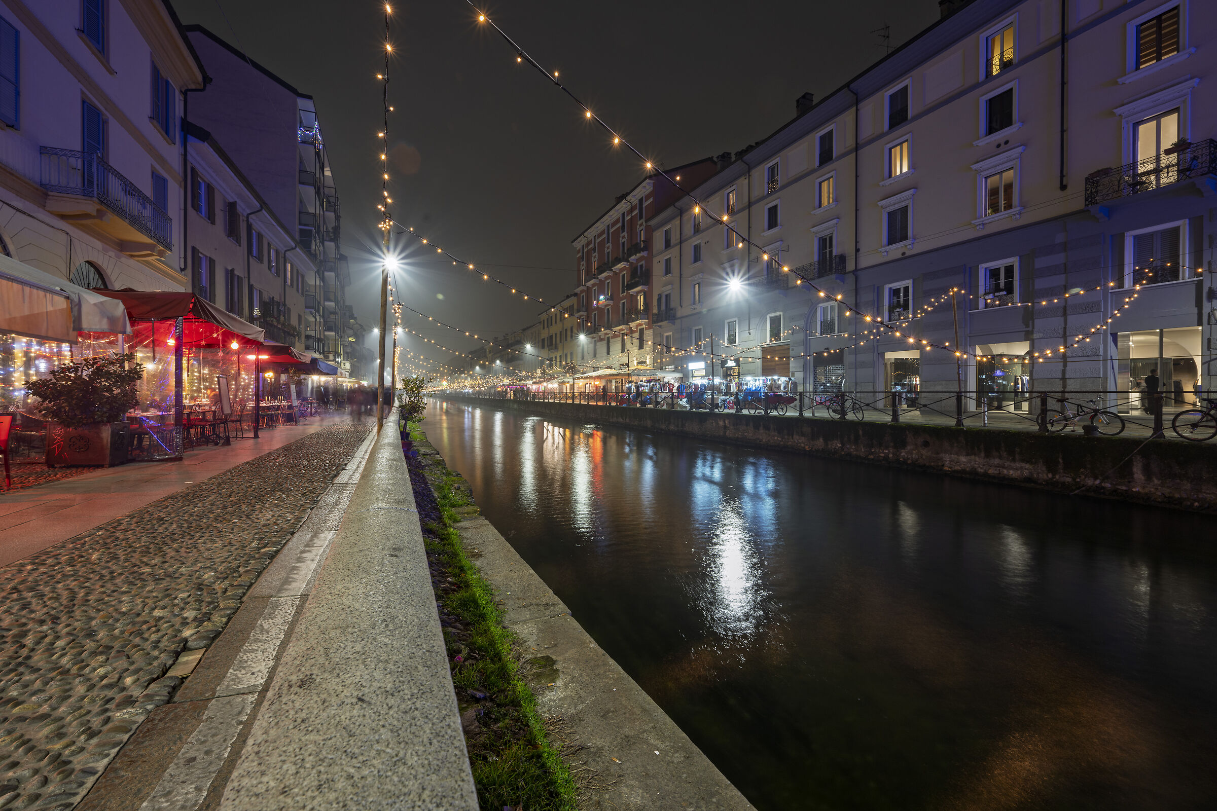 The Naviglio Grande at Christmas