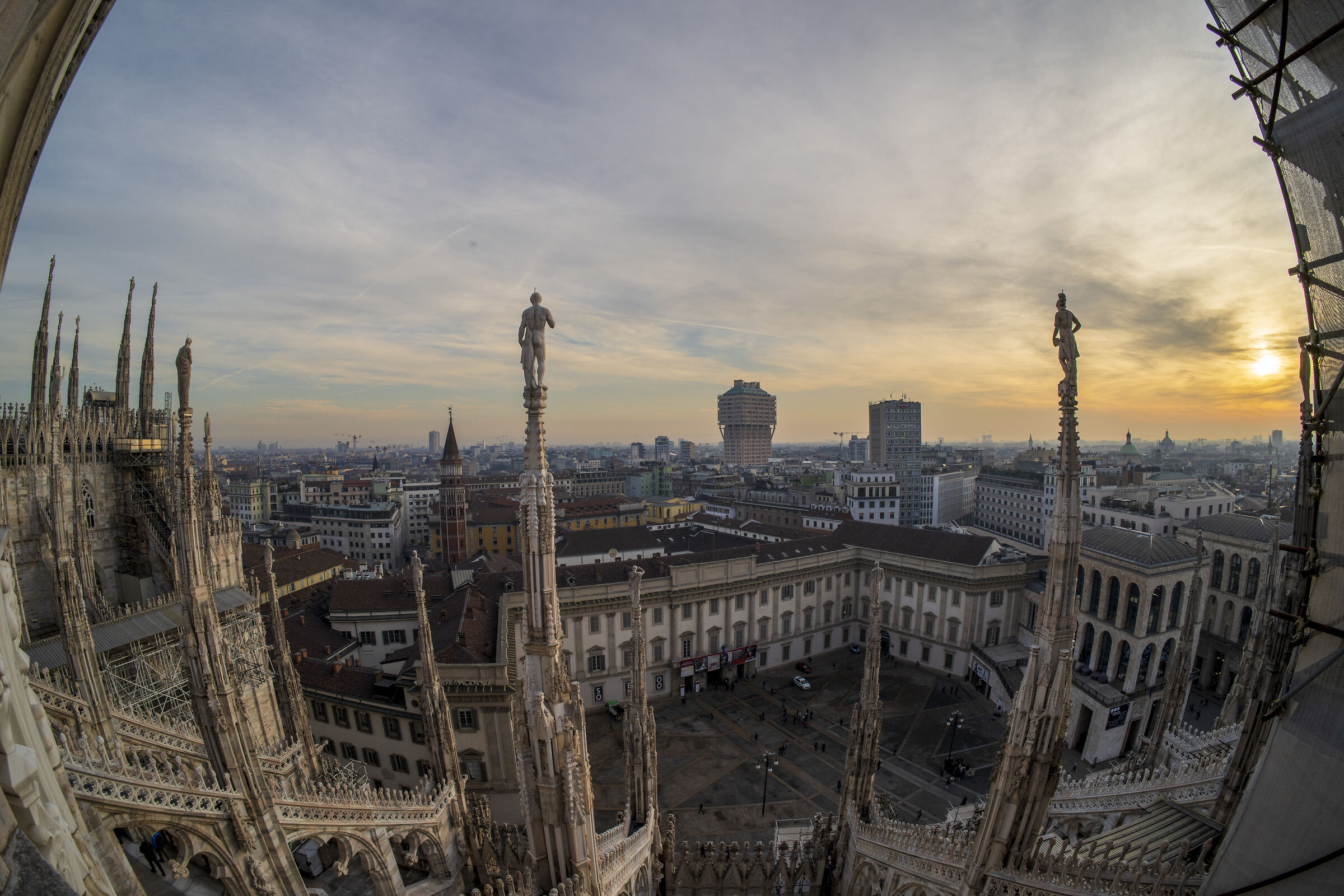 Vista da Duomo di Milano