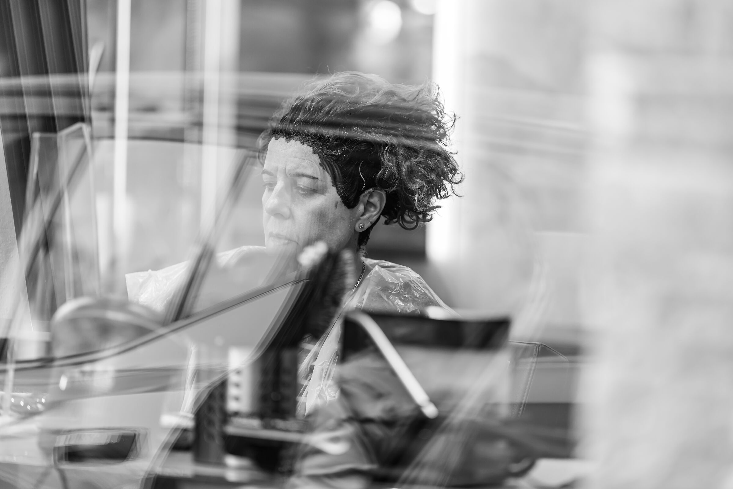 Actarus at the barbershop