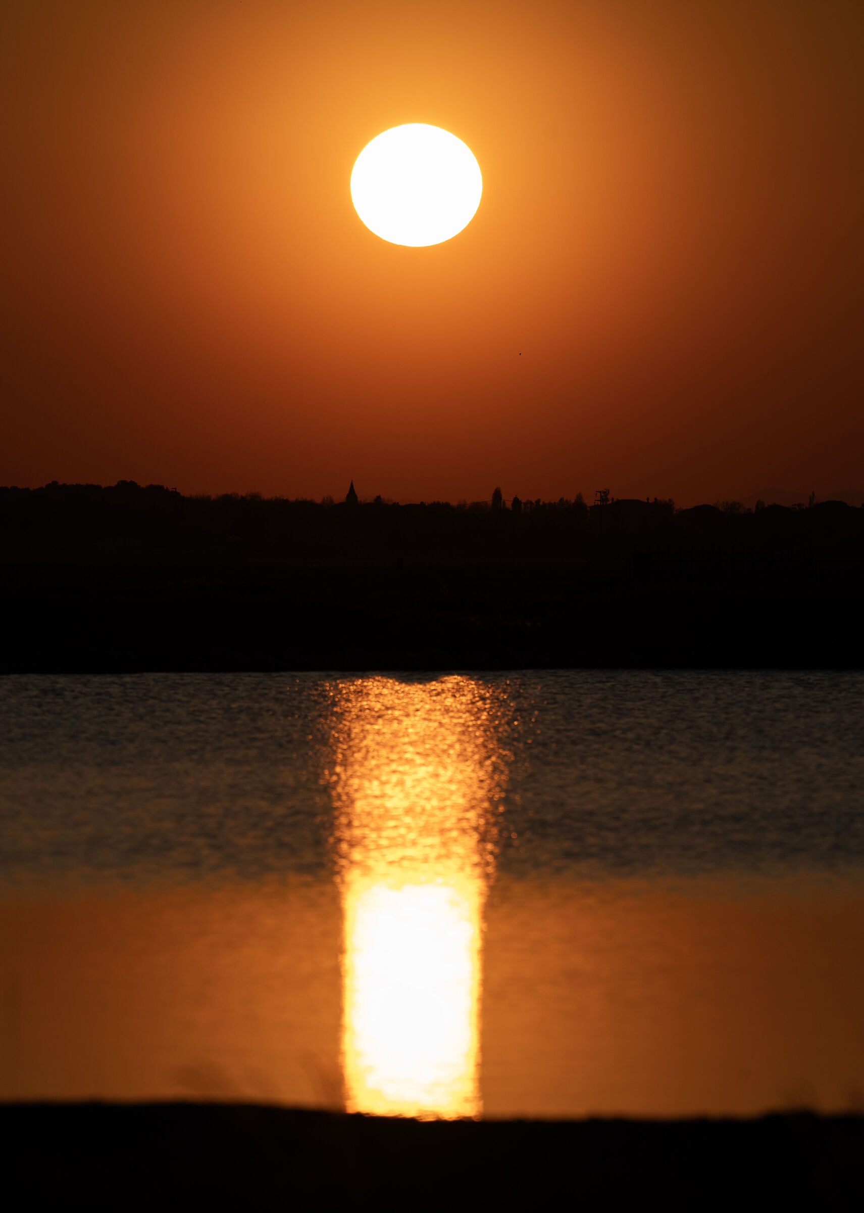 Tramonto sulle saline