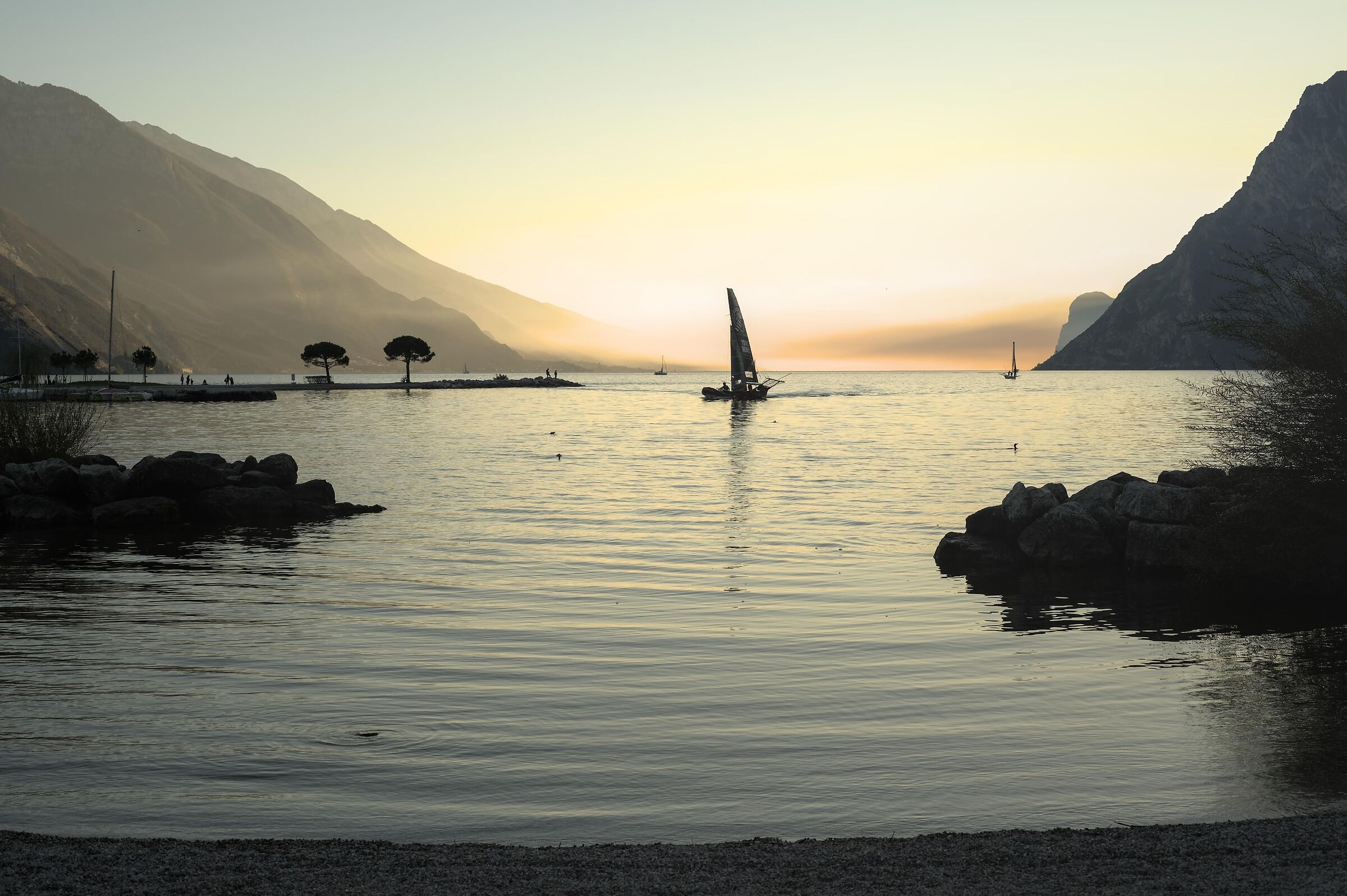 Sunset on Lake Garda