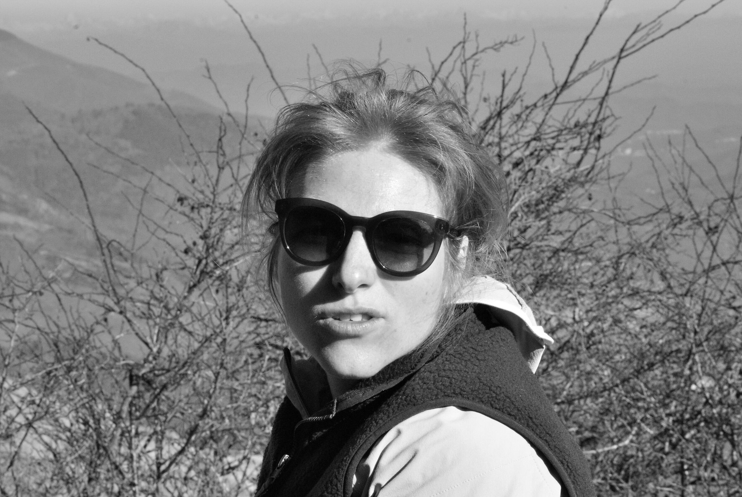 Black and white