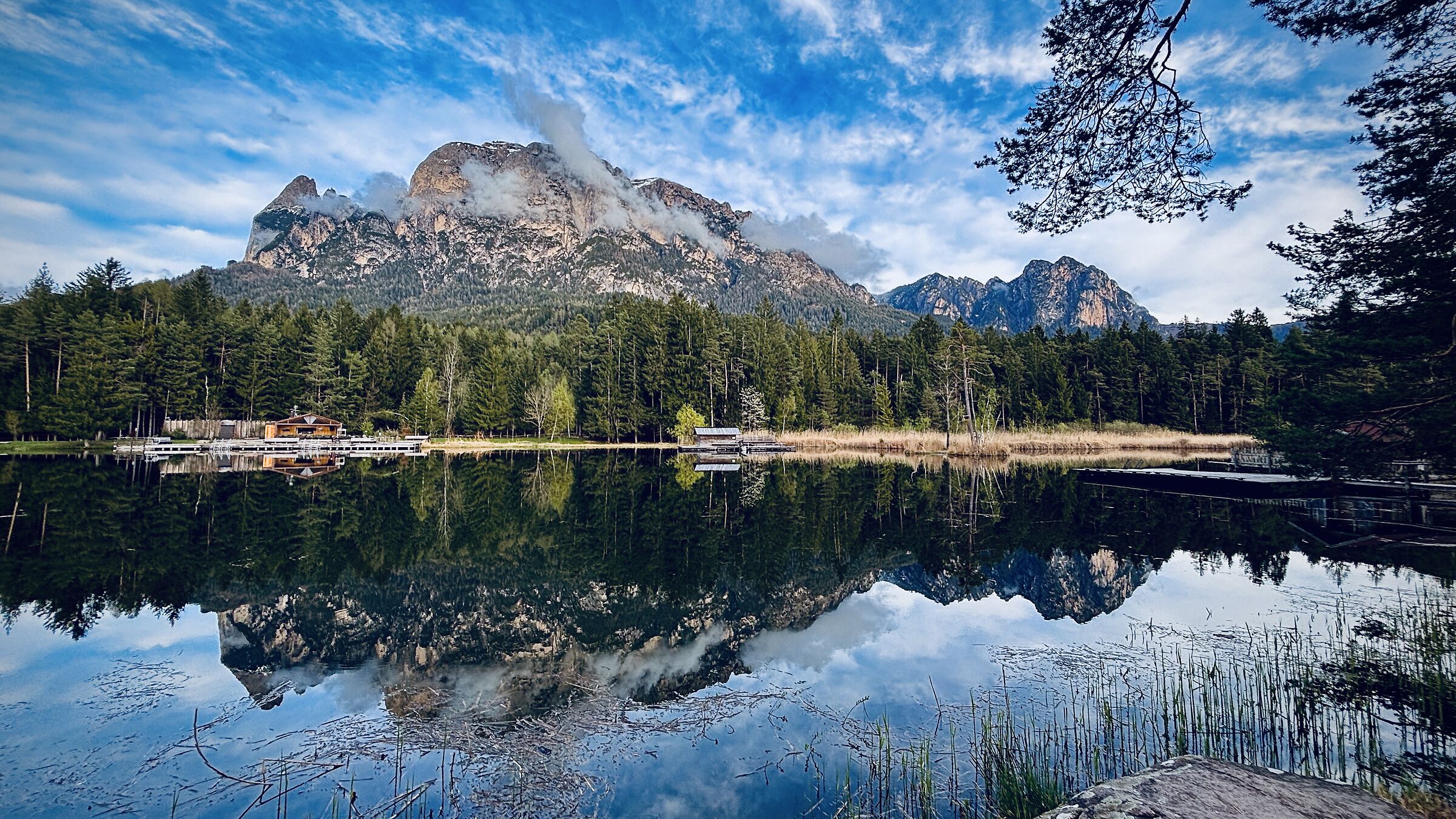 Pond of Fié allo Sciliar.