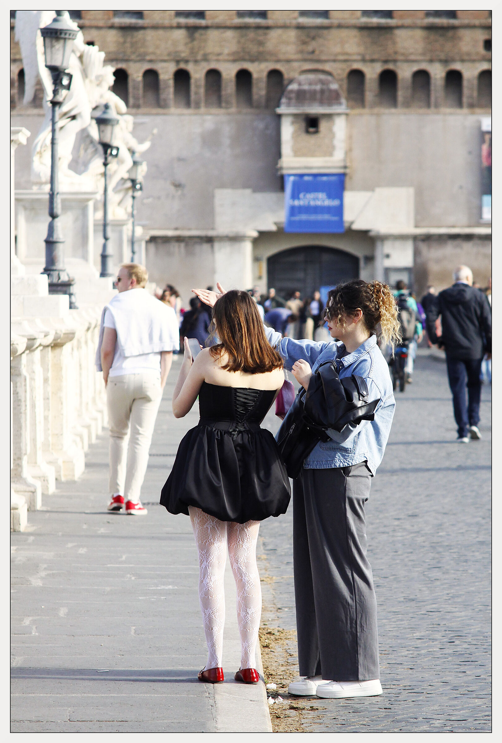 Put on the first rag I found this morning