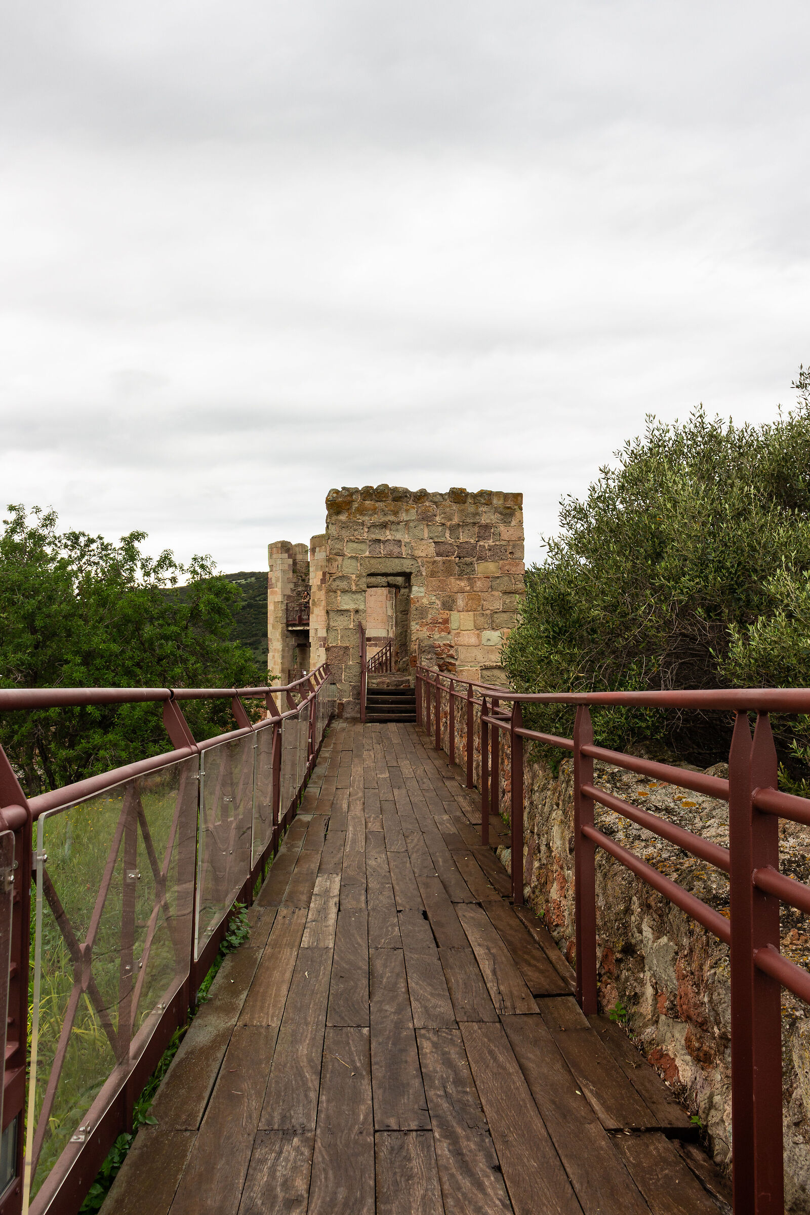 Walls of the Malaspina castle