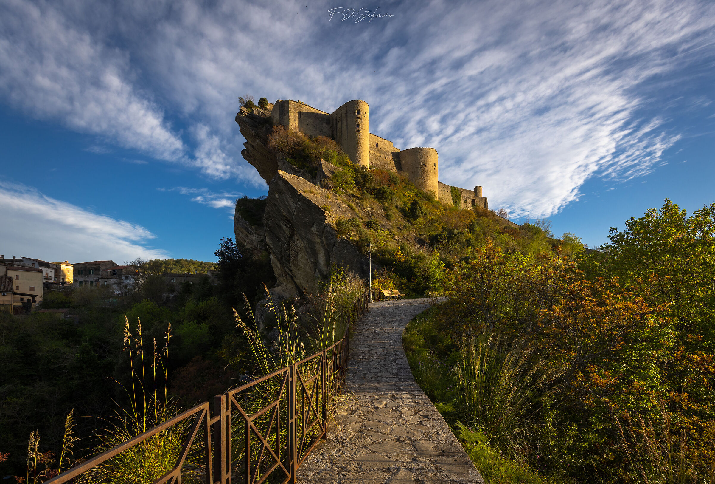 Last lights on the Rock