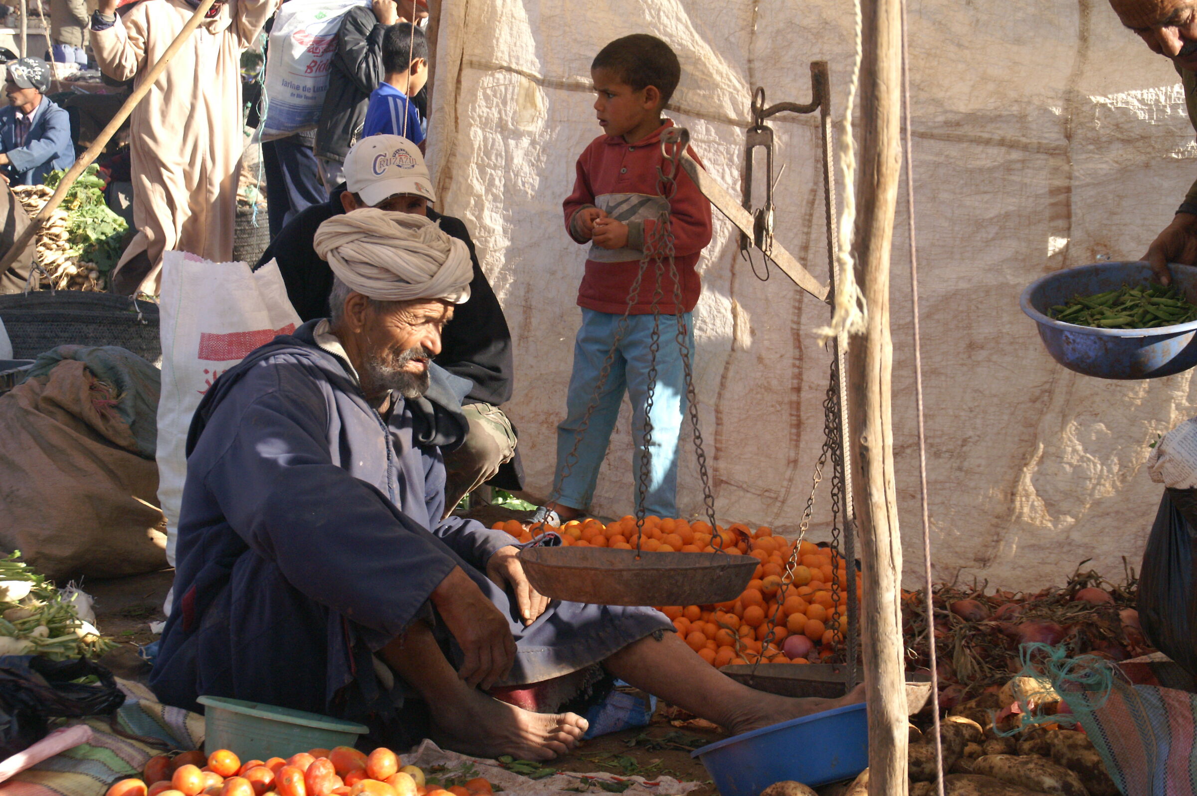 Venditore di frutta a Essauoira
