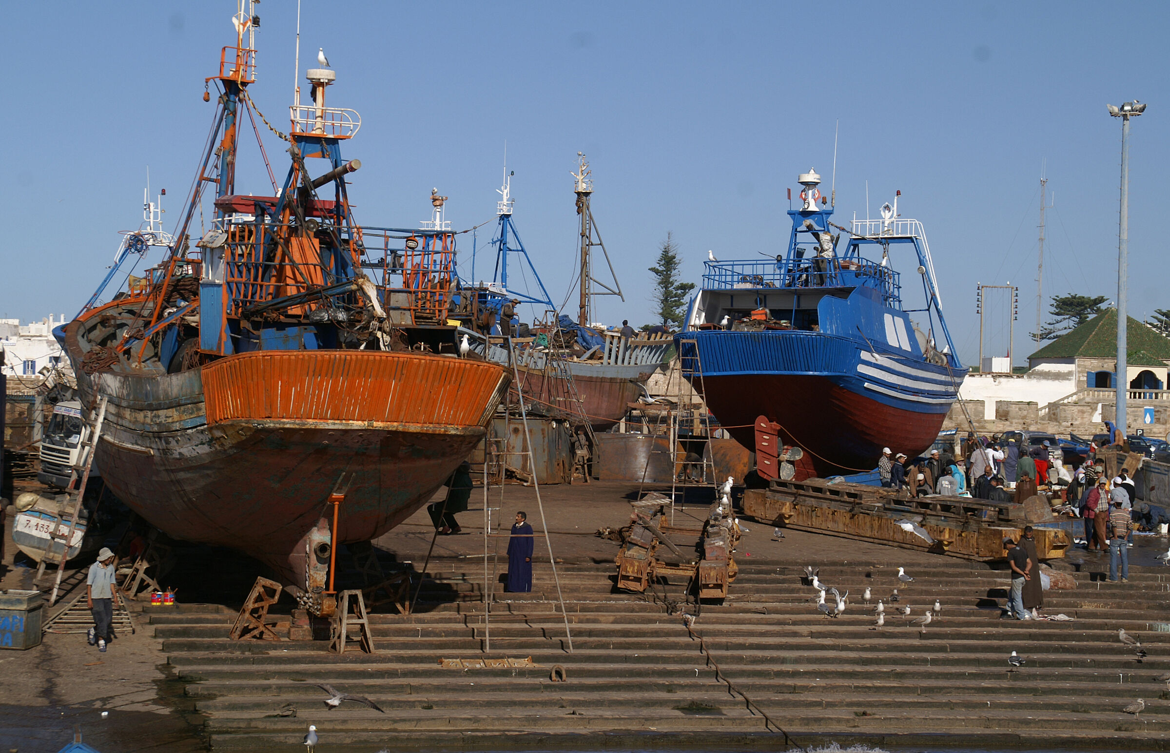 Essaouira, the slipway