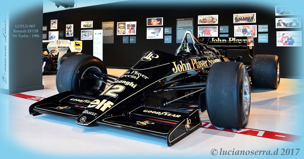 Lotus 98 T Renault EF 15 B V6 Turbo - 1986