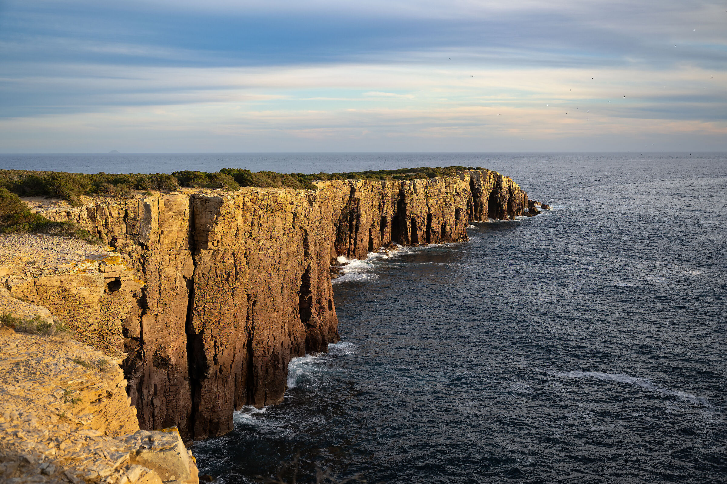 The cliffs of the Island of San Pietro - Sardinia
