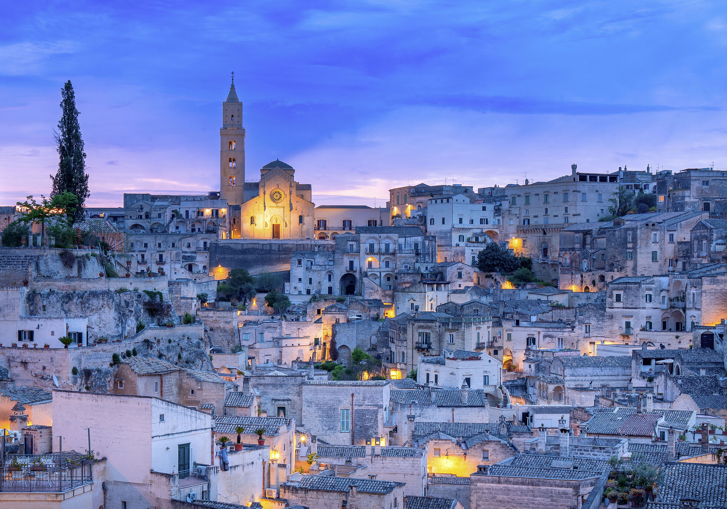 Sunrise at the Sassi of Matera