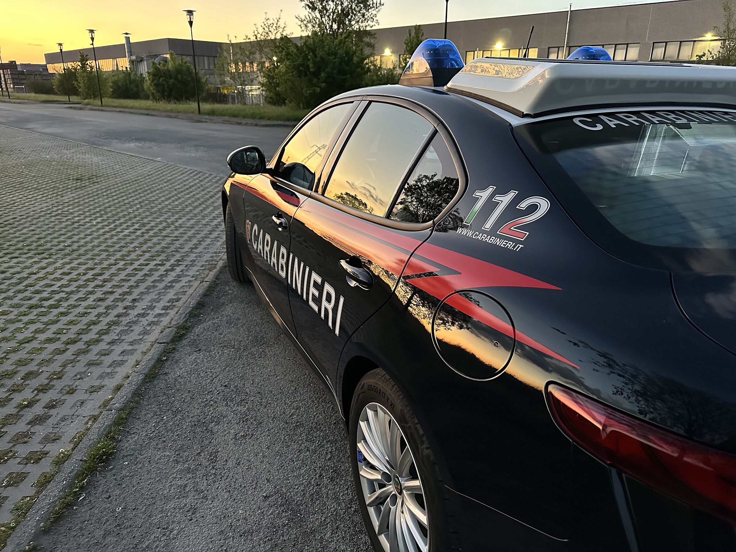 tramonto in servizio