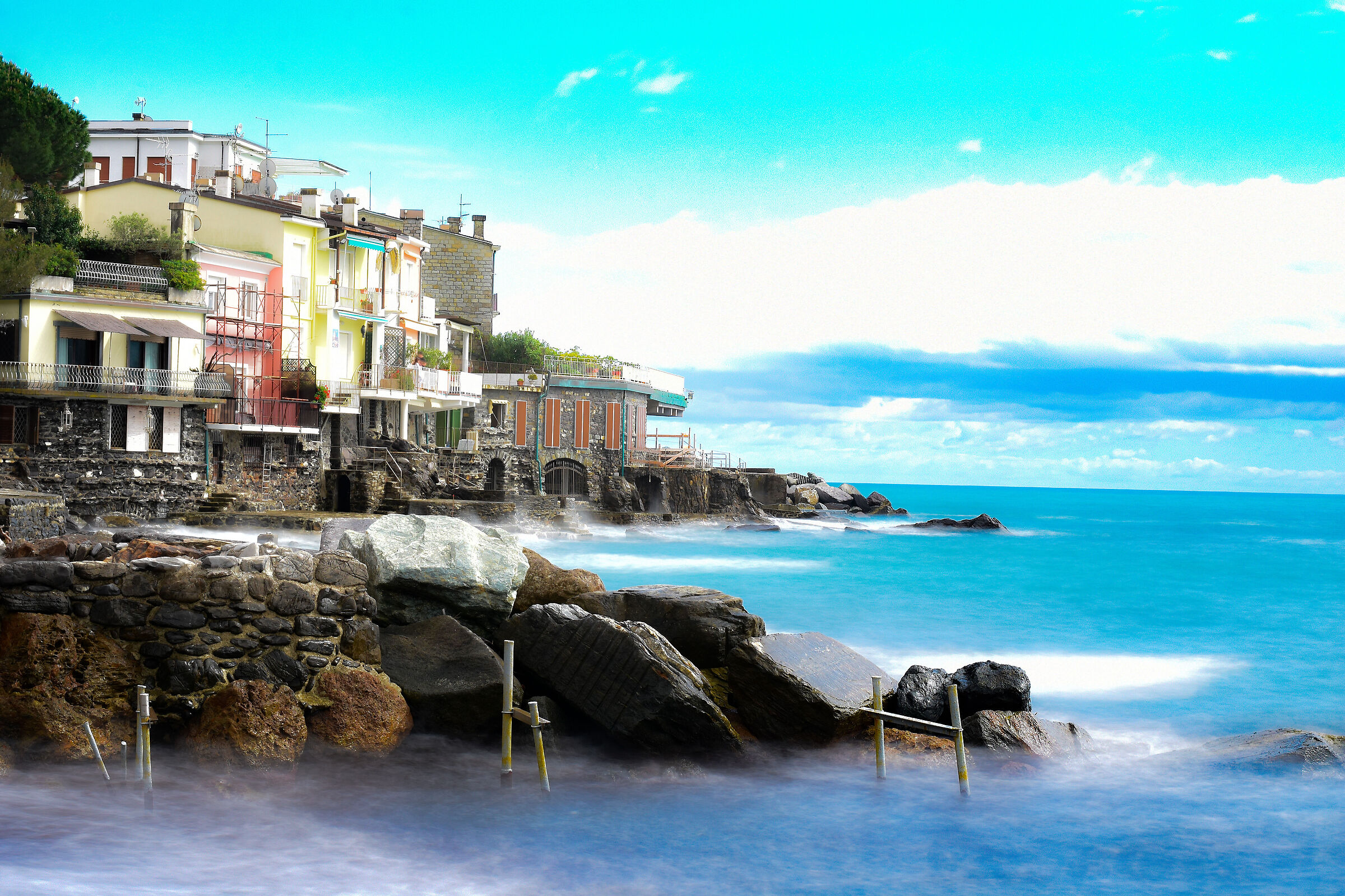 Houses by the sea