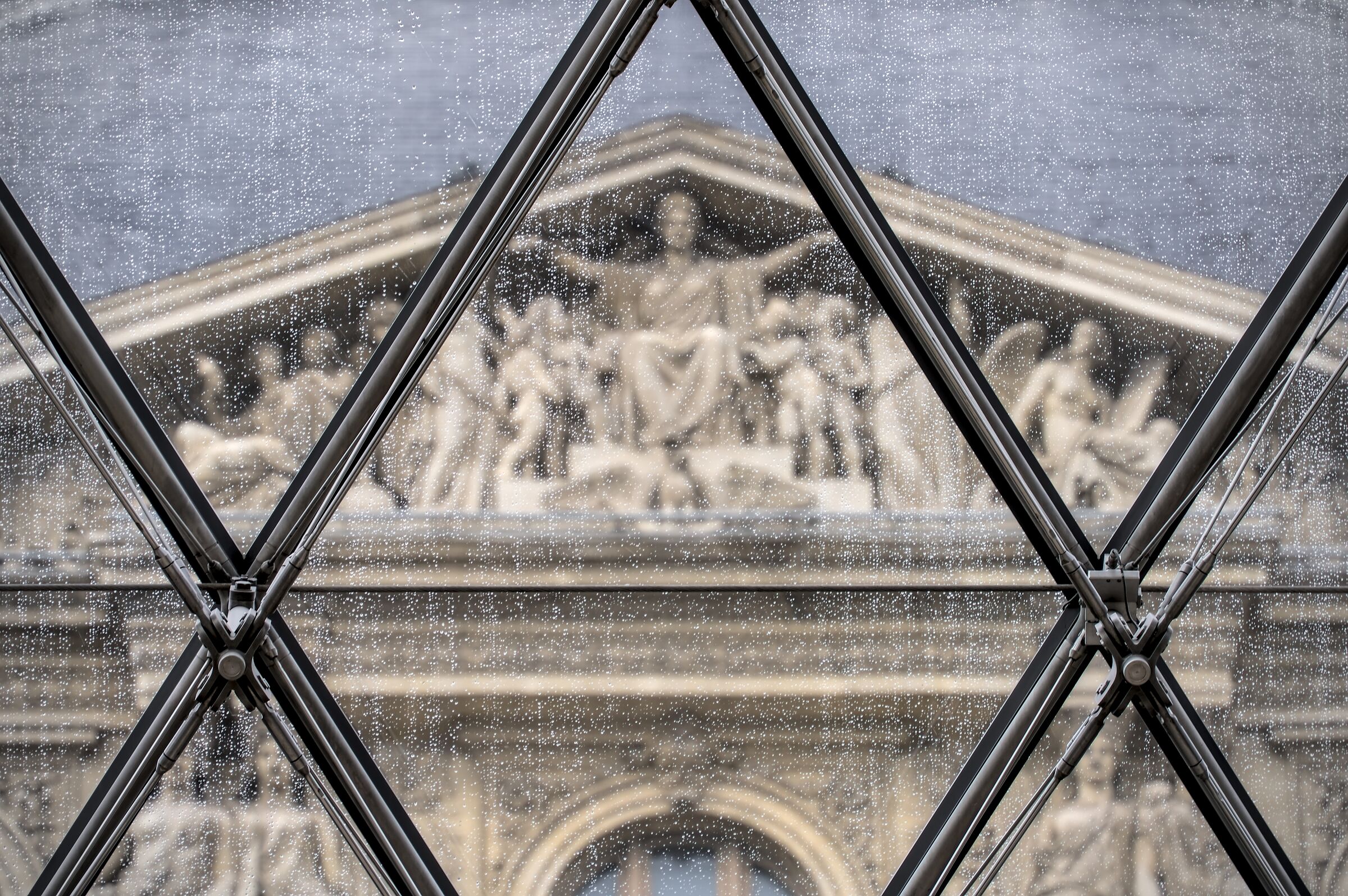 Rain on the pyramid