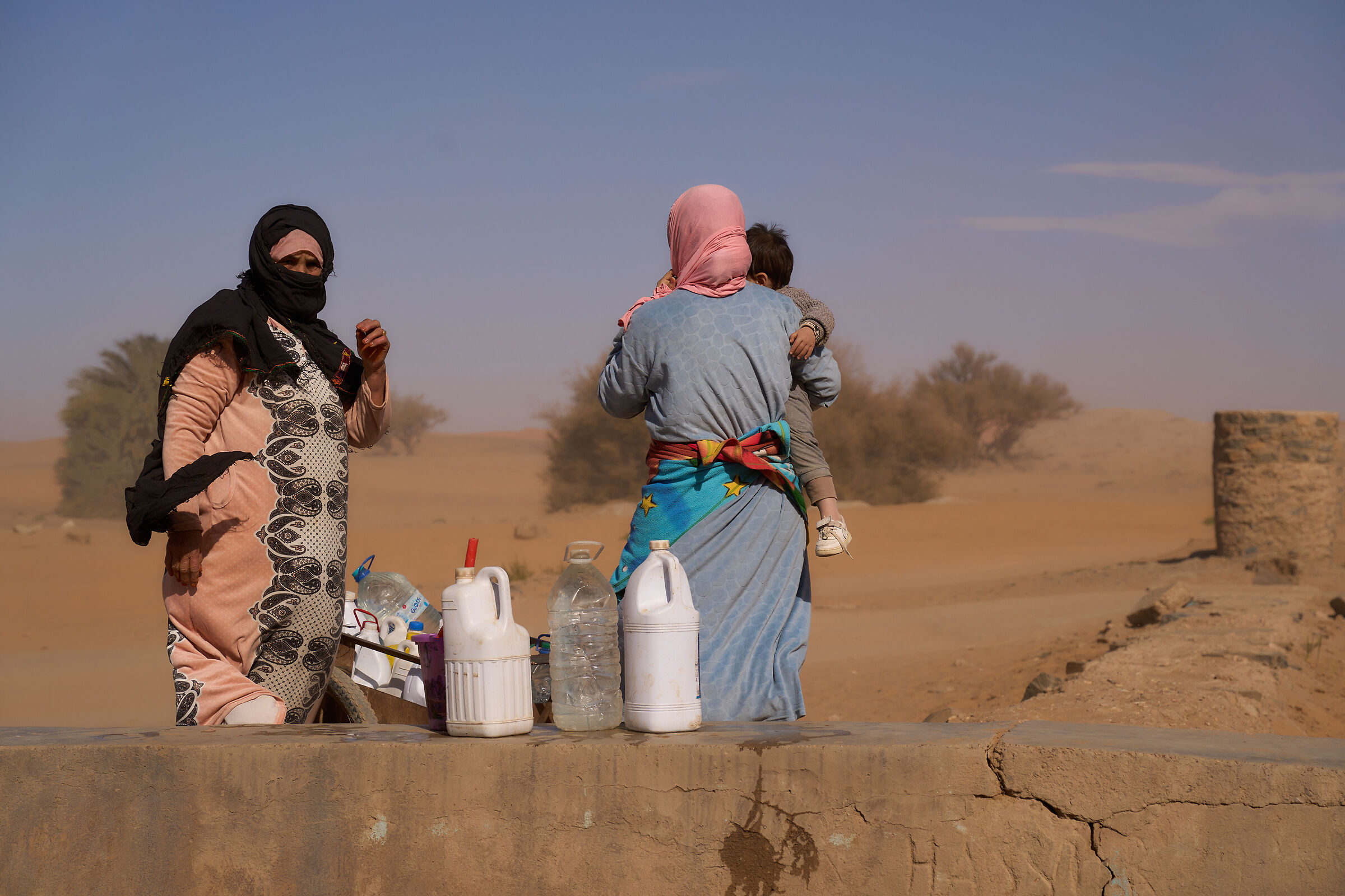 Three generations of women