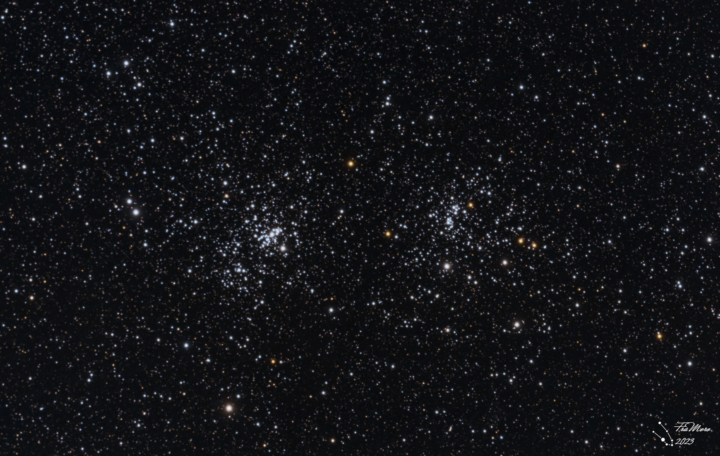 Doppio ammasso in Perseo