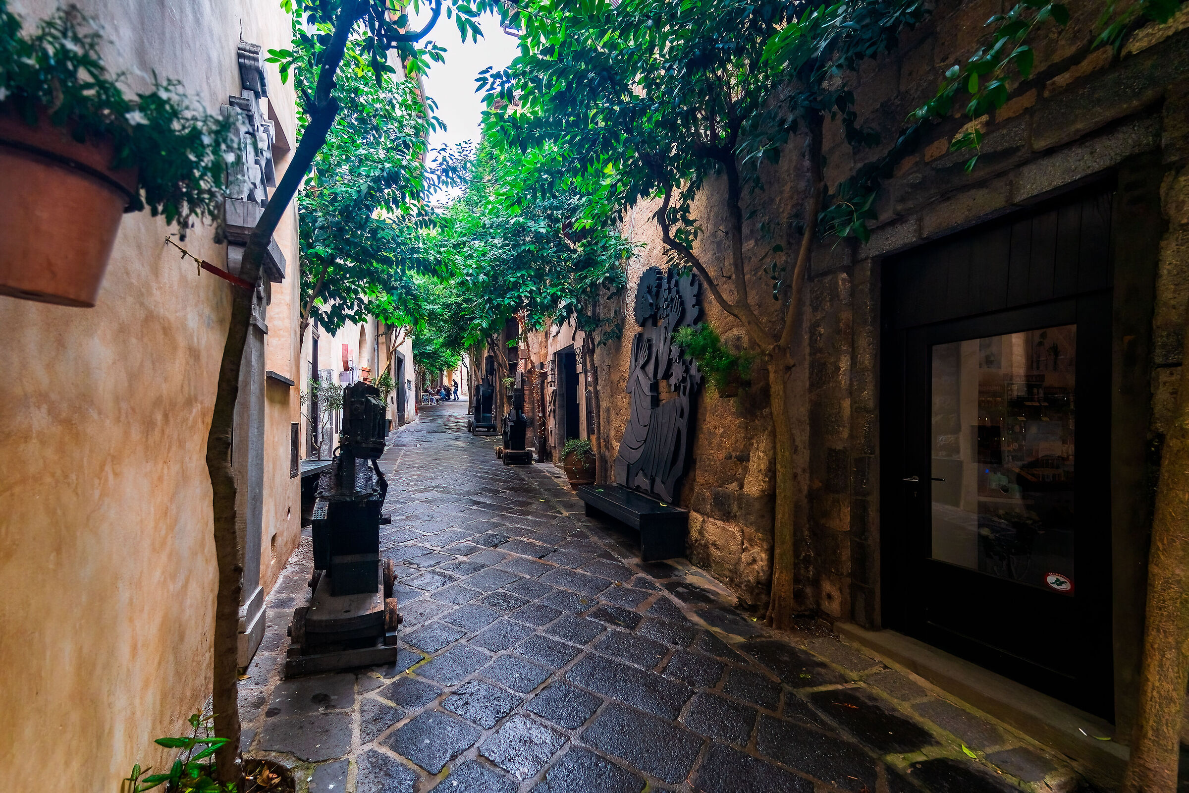An alley in Orvieto