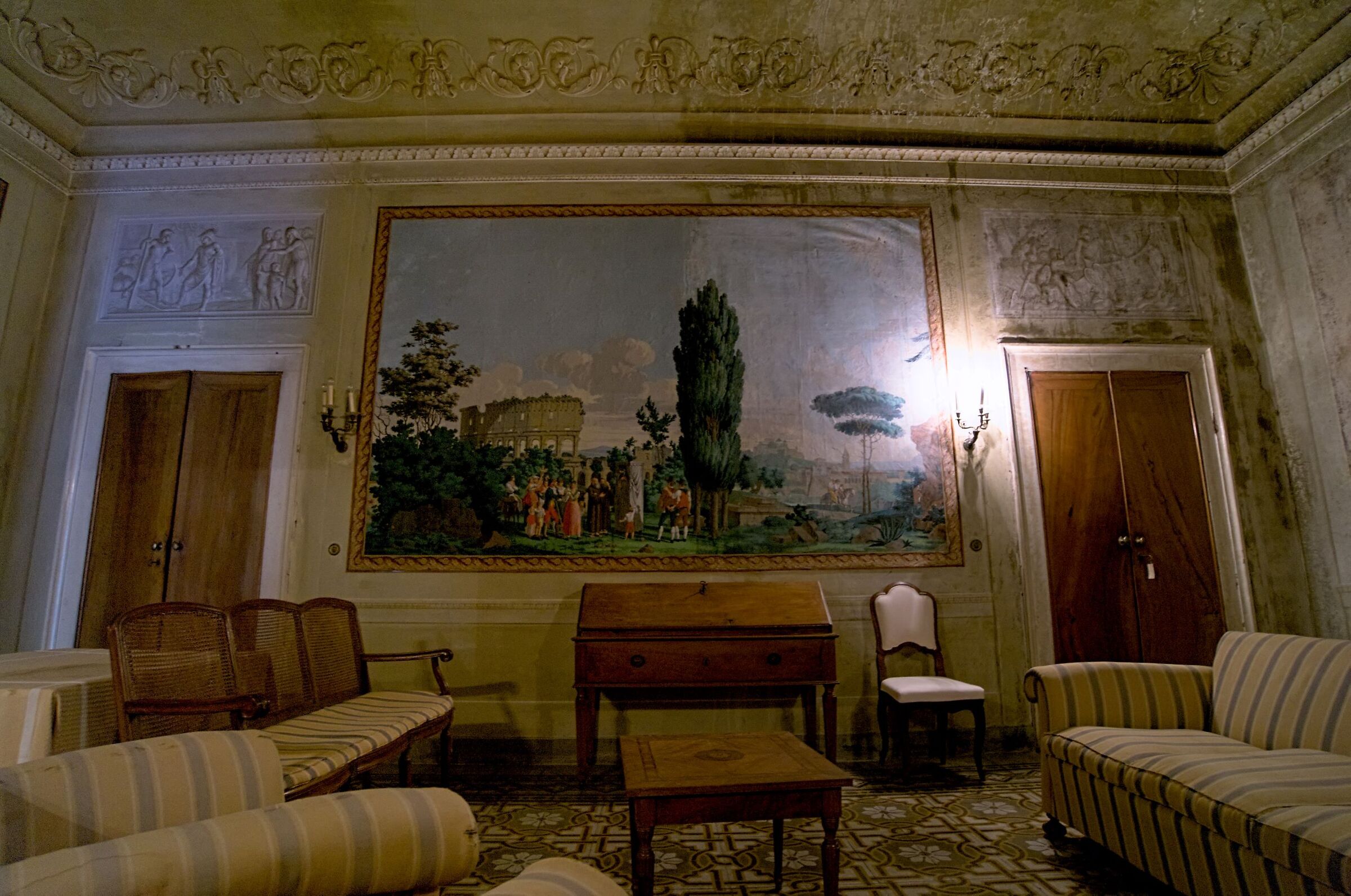 Romantic style, painted