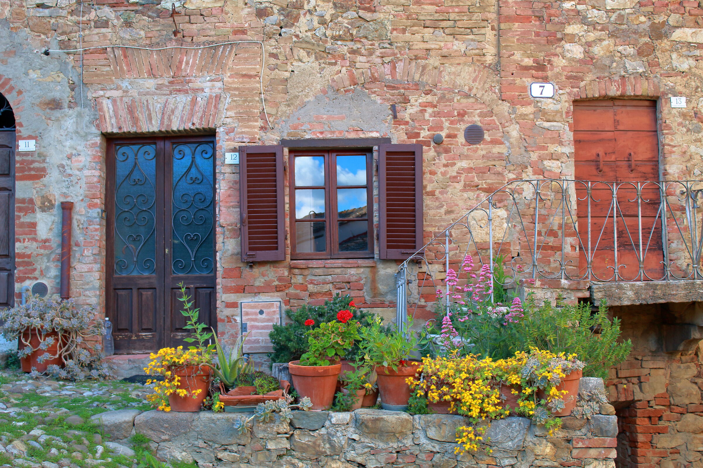 Balcone in fiore