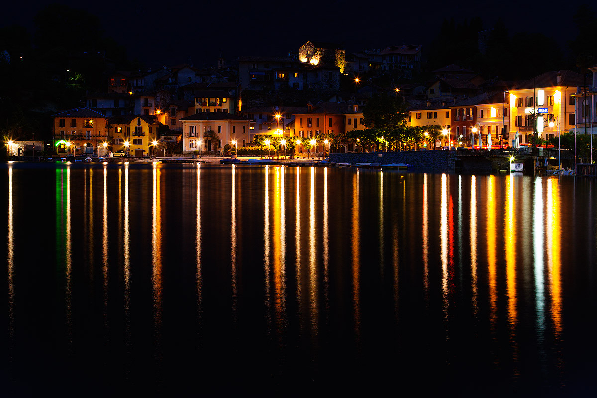 Mergozzo at night