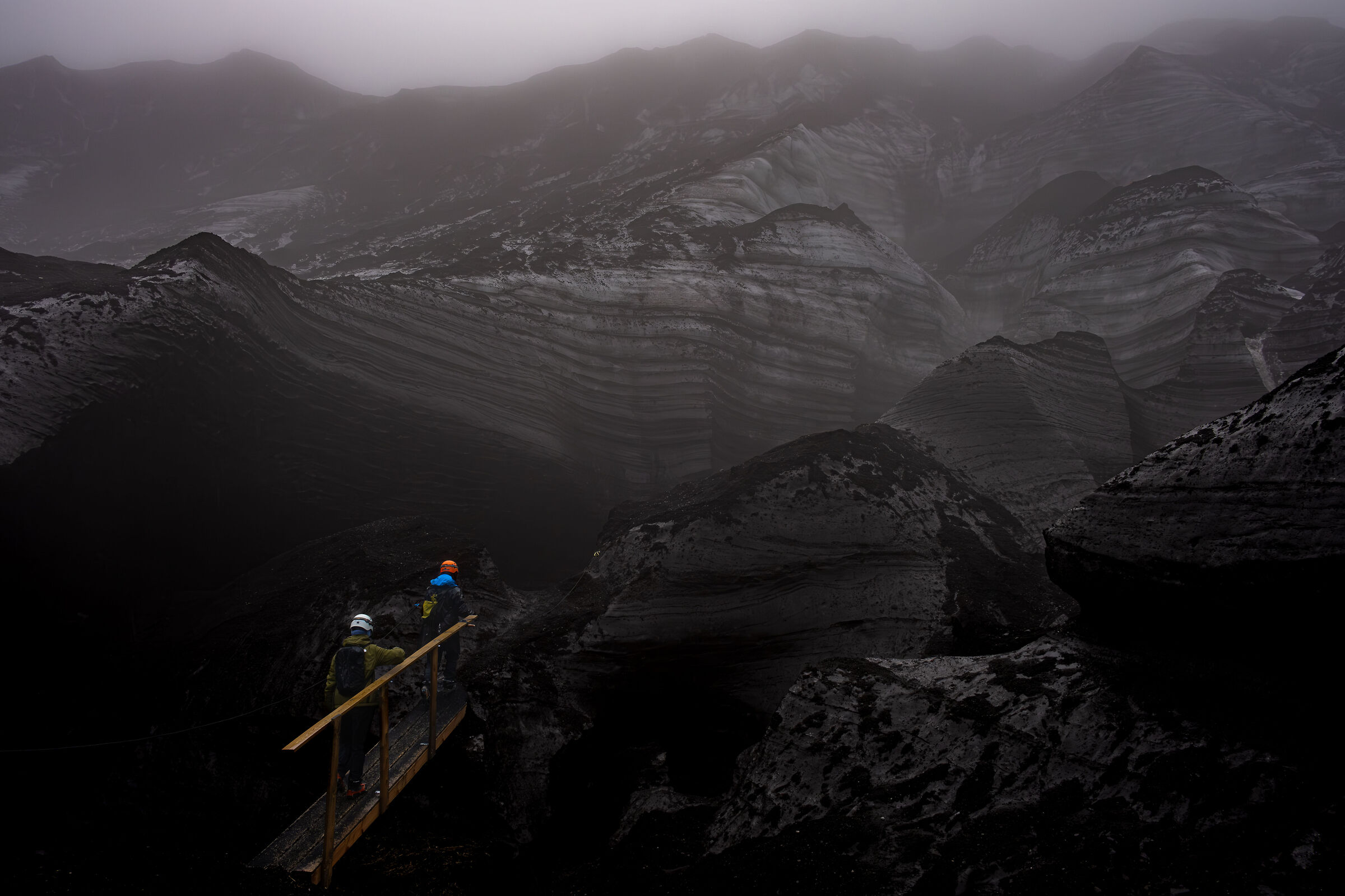 Approaching the Katla glacier
