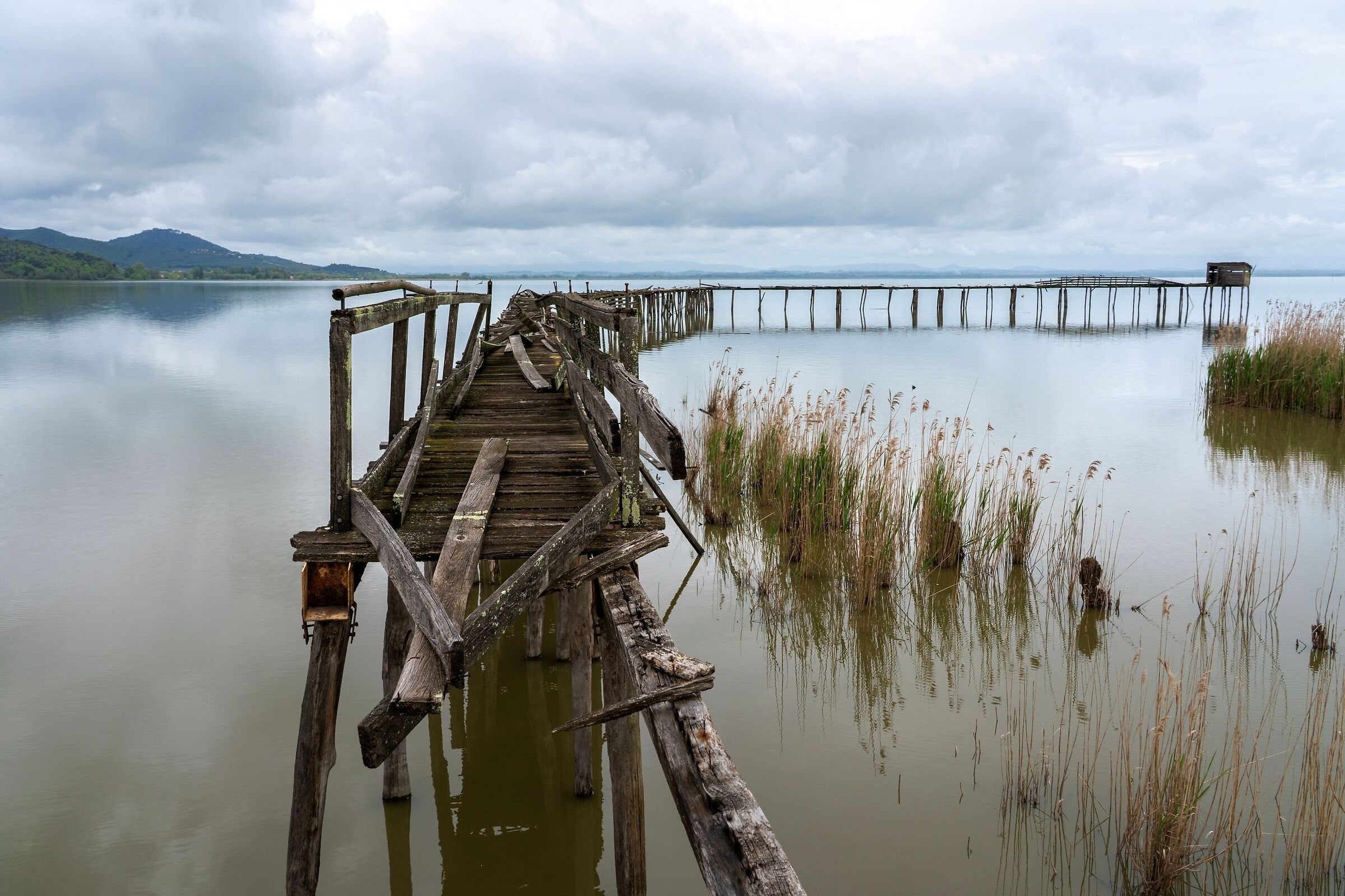 Il pontile sul lago