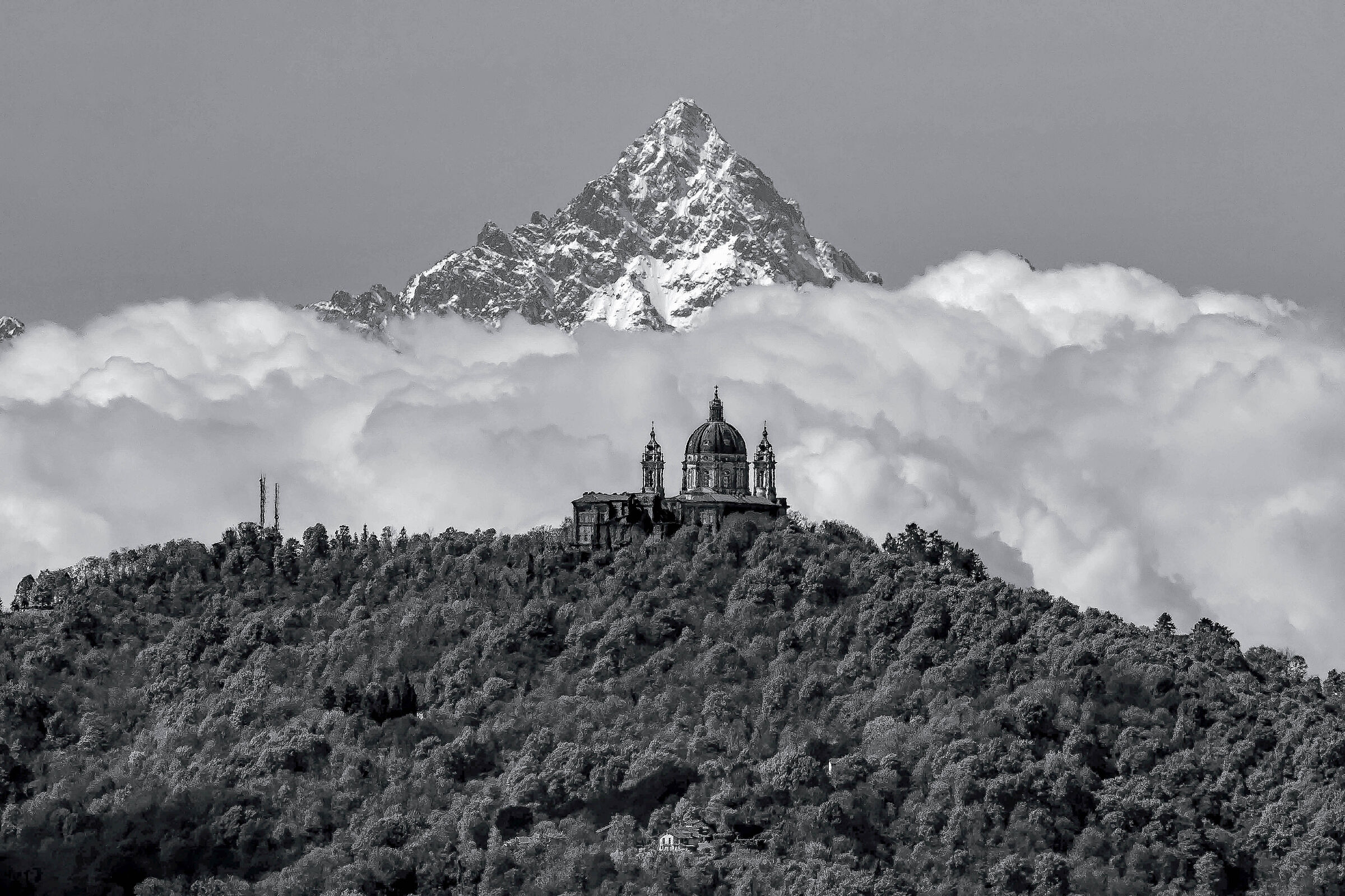 superga e il monviso